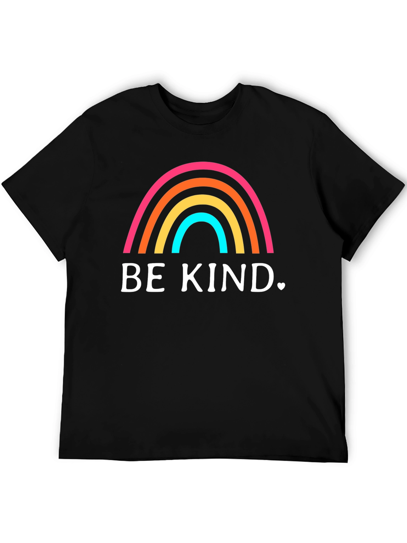Be Kind Rainbow T-Shirt - Trendy Graphic Tee
