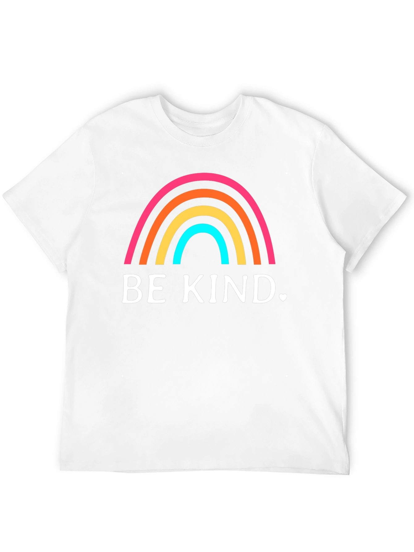 Be Kind Rainbow T-Shirt - Trendy Graphic Tee