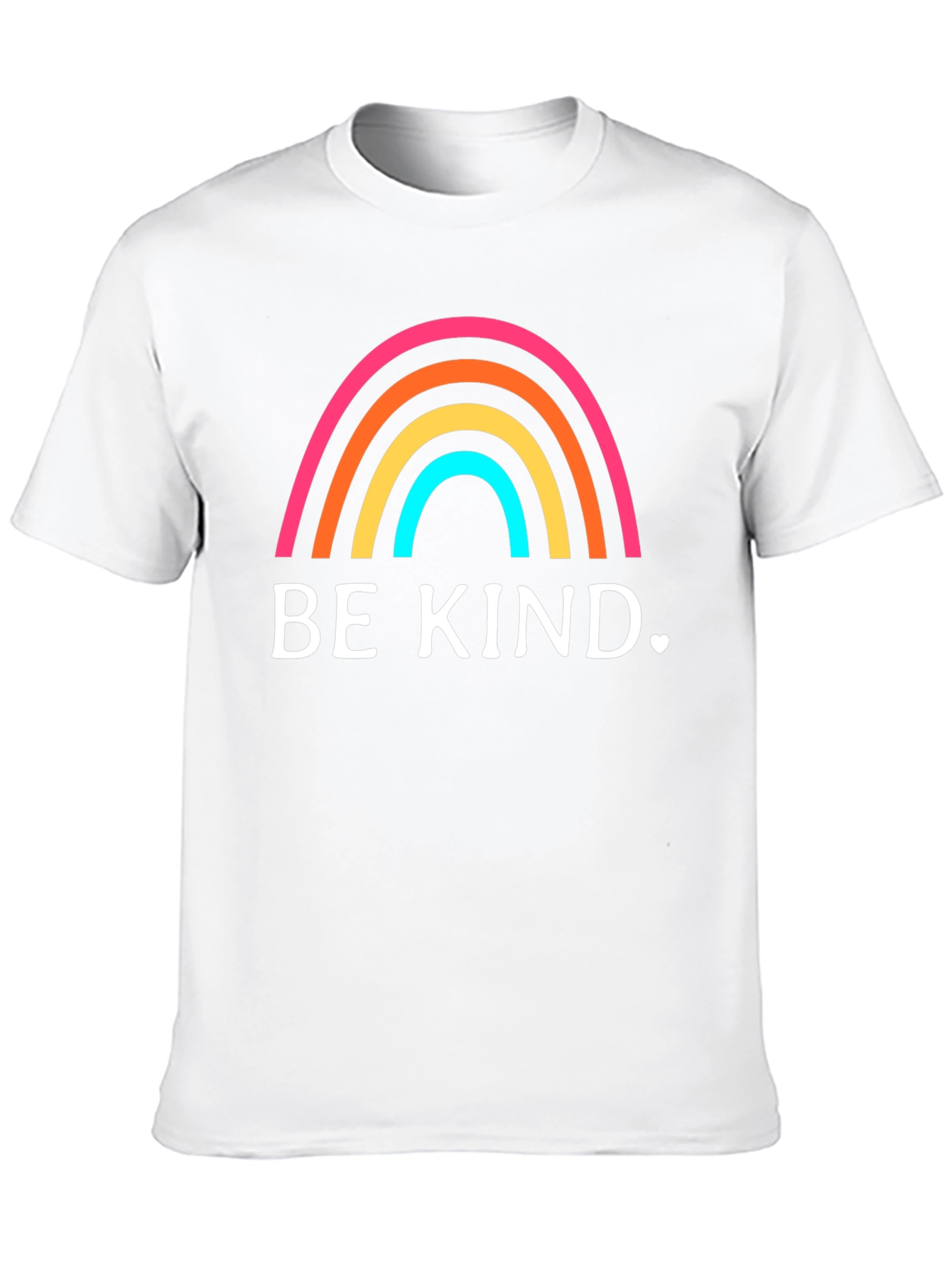 Be Kind Rainbow T-Shirt - Trendy Graphic Tee