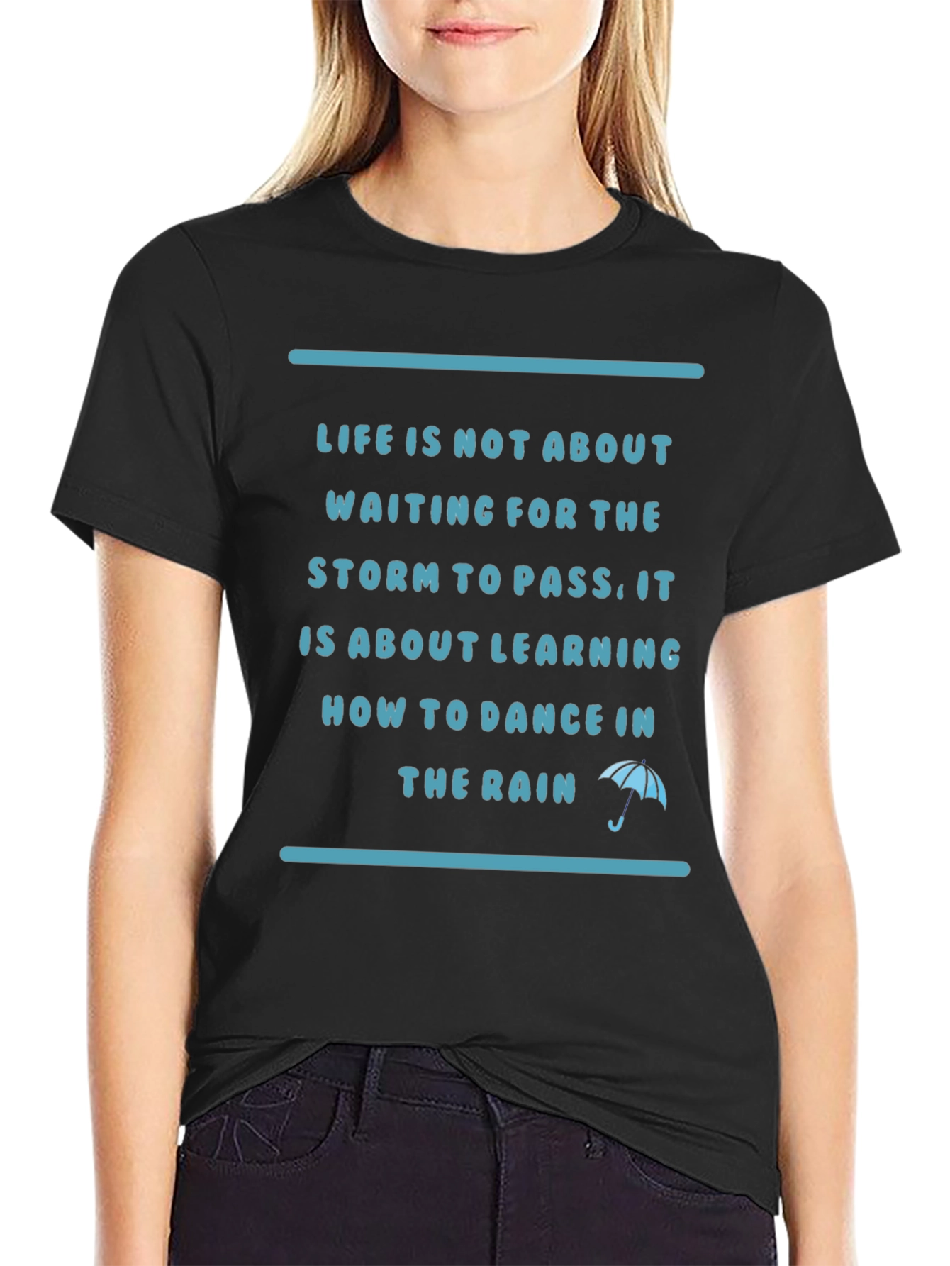 Life Dance in the Rain Graphic Tee