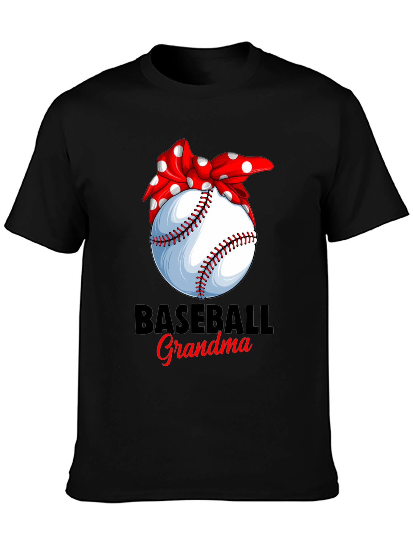 Baseball Grandma Graphic T-Shirt