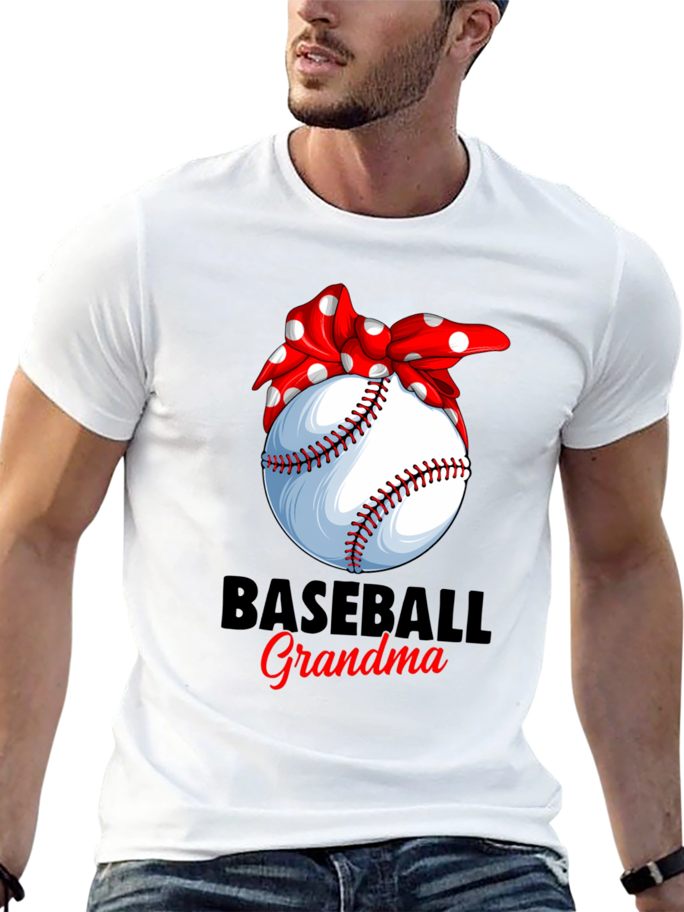 Baseball Grandma Graphic T-Shirt