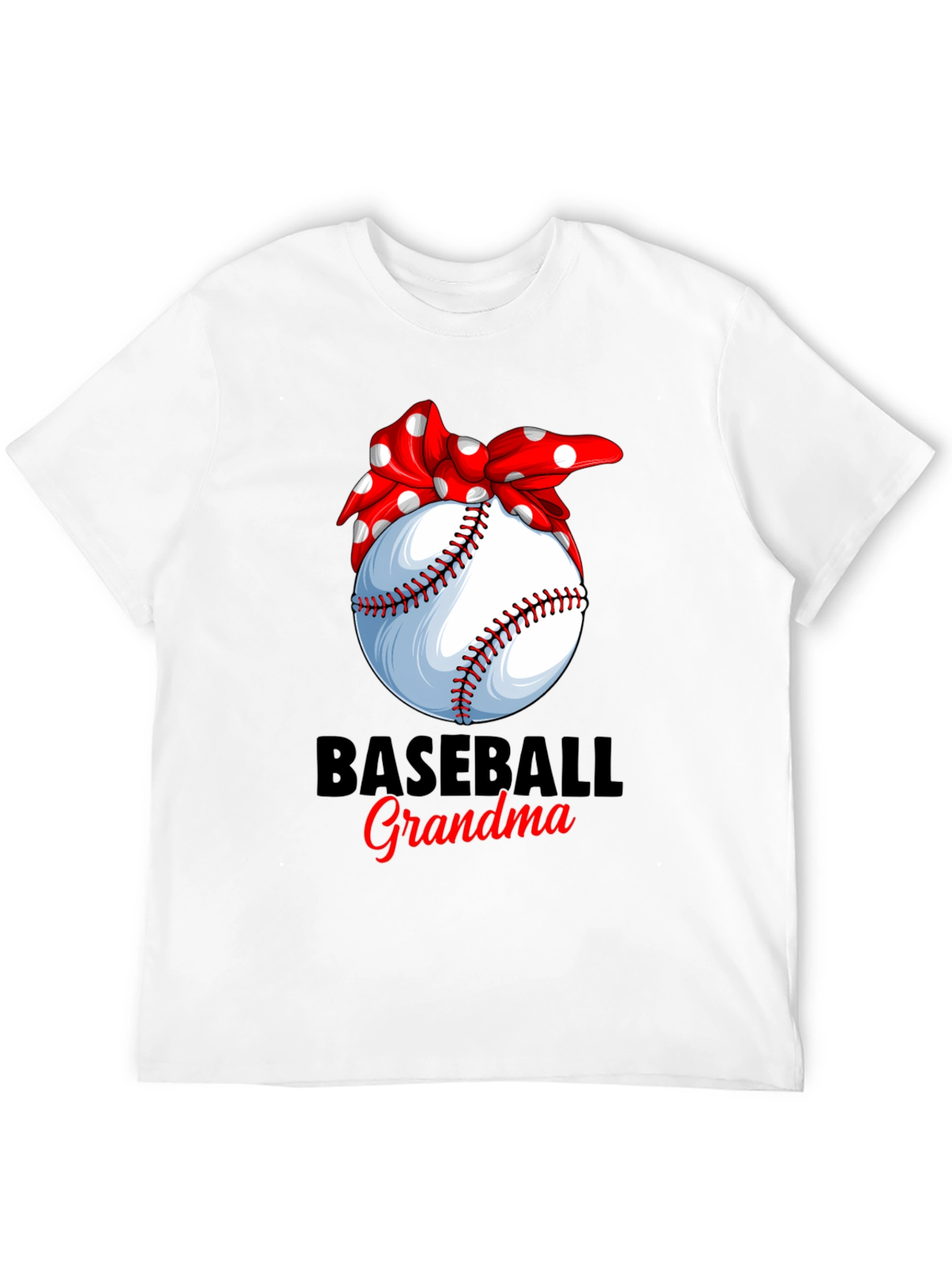 Baseball Grandma Graphic T-Shirt