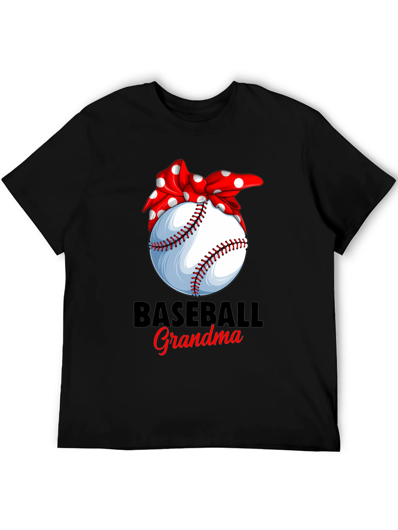 Baseball Grandma Graphic T-Shirt