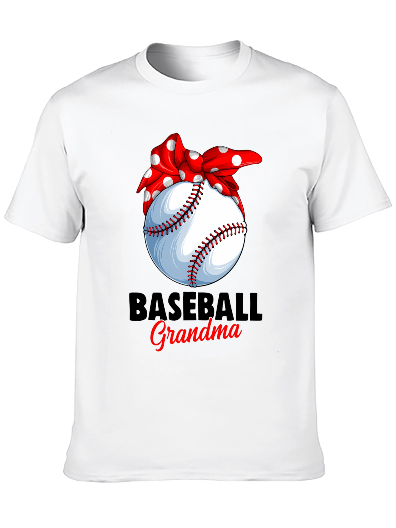 Baseball Grandma Graphic T-Shirt
