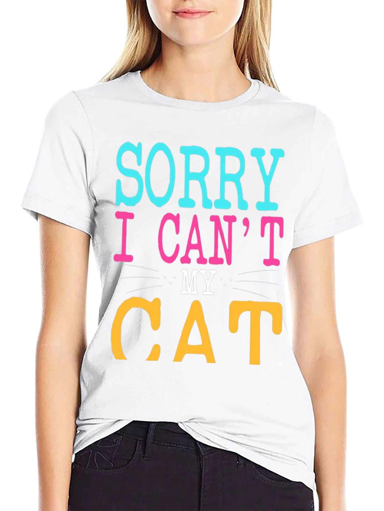 Sorry I Cant My Cat T-Shirt