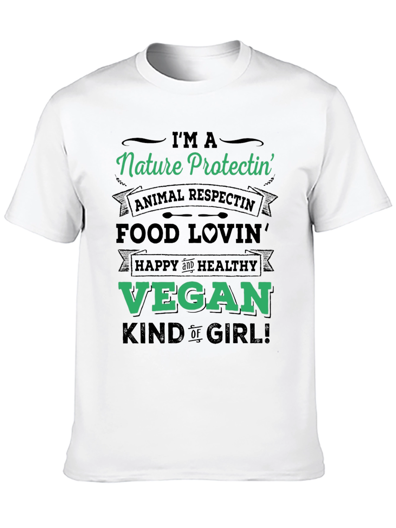 Nature Protectin Vegan Graphic Tee