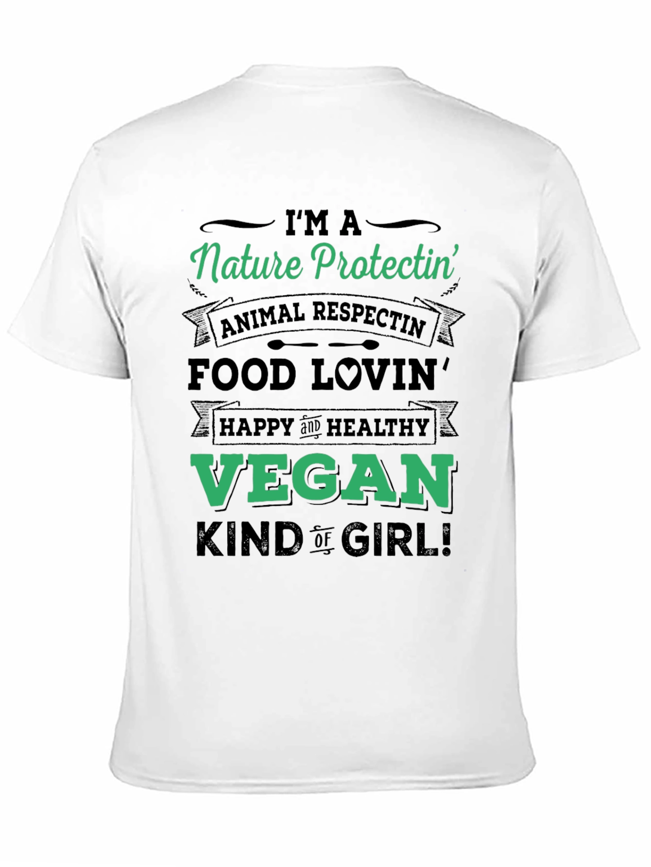 Nature Protectin Vegan Graphic Tee