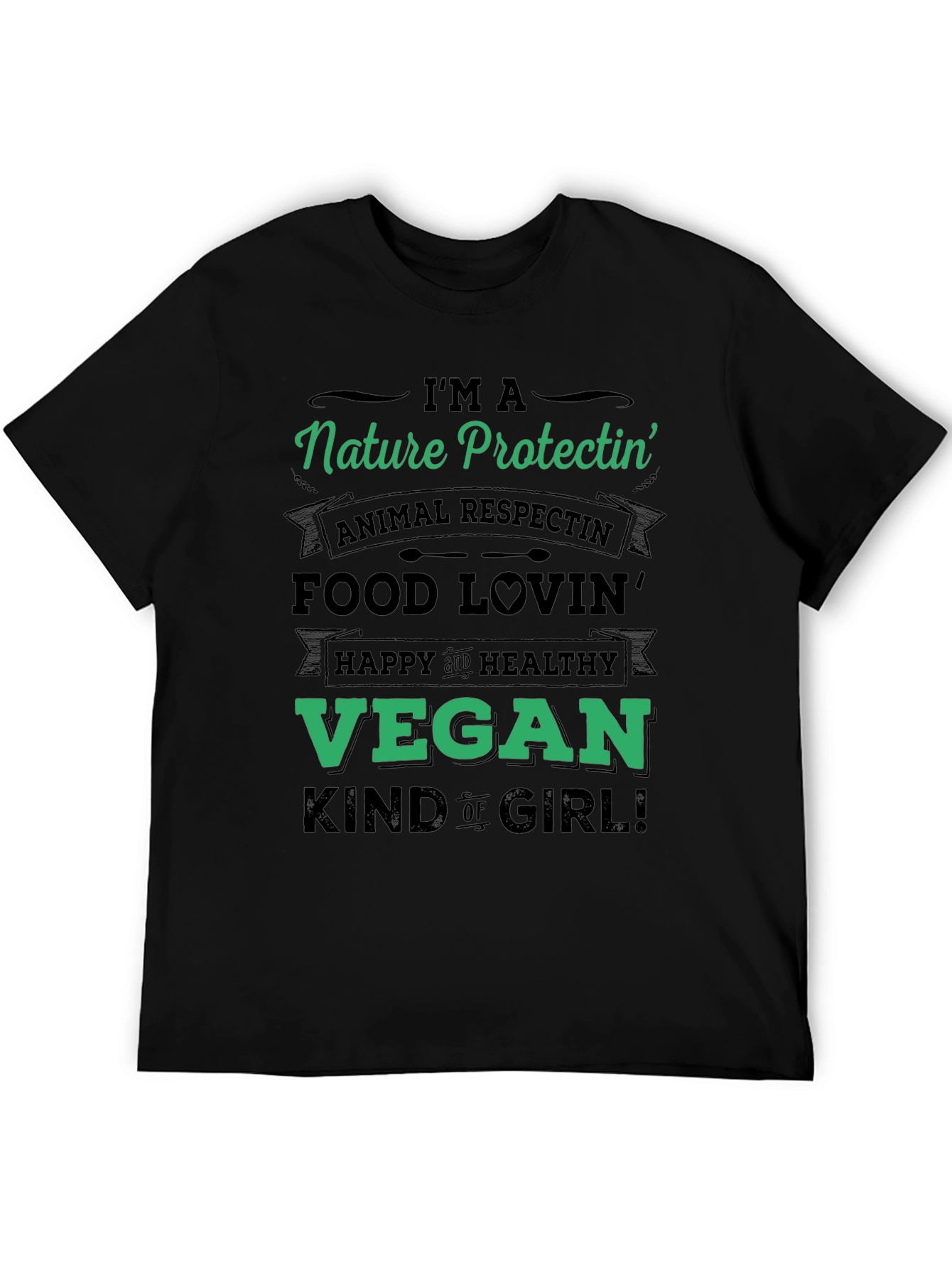 Nature Protectin Vegan Graphic Tee