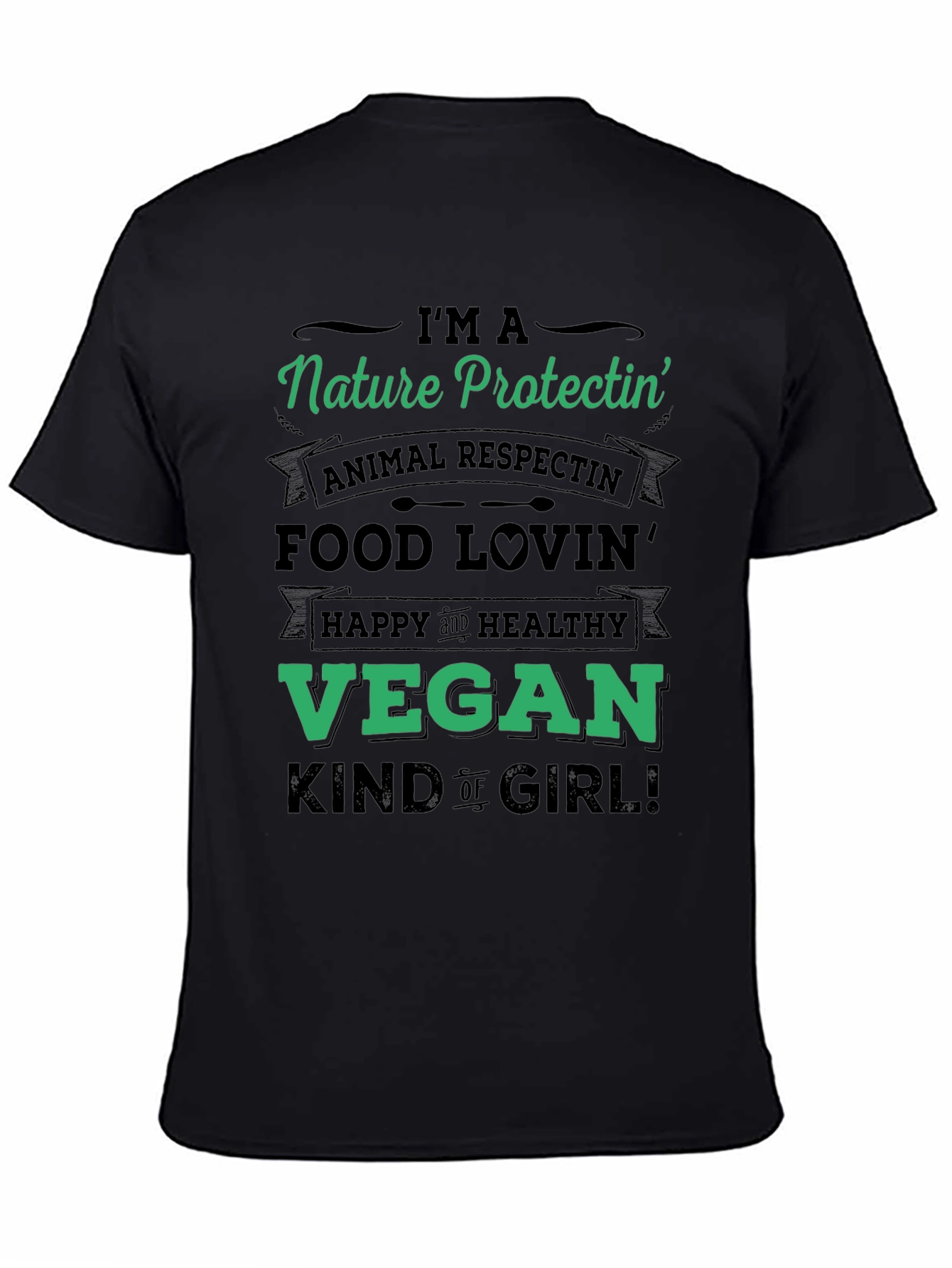 Nature Protectin Vegan Graphic Tee