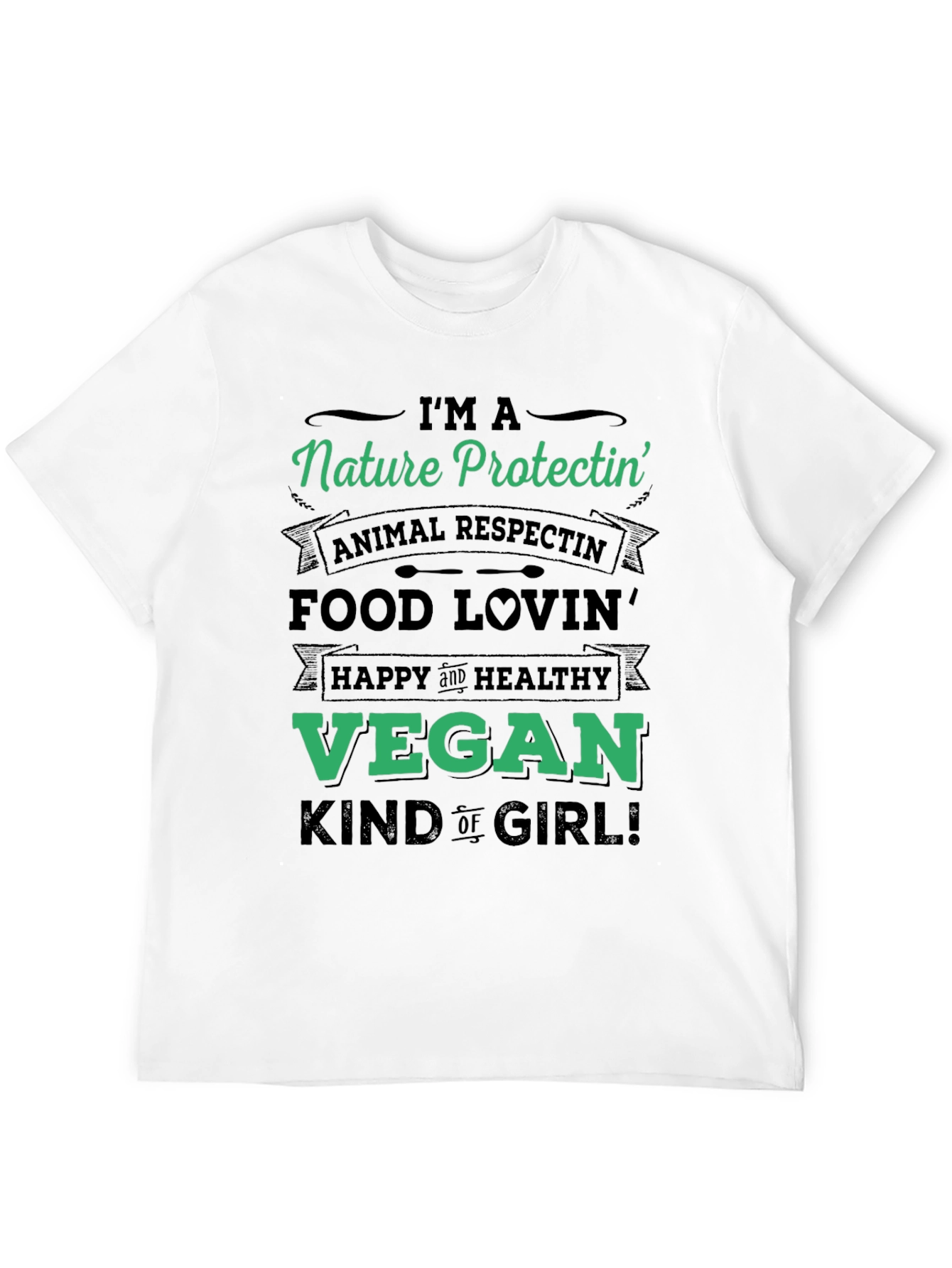 Nature Protectin Vegan Graphic Tee