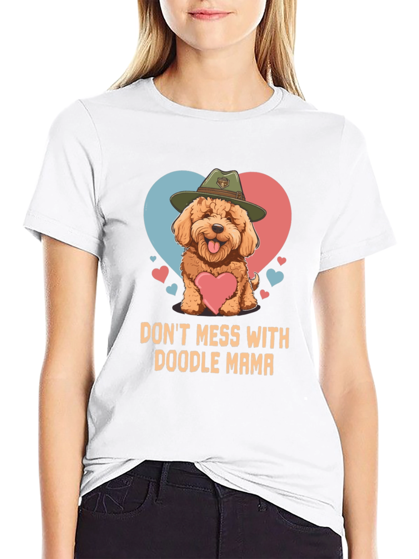 Doodle Mama Dog T-Shirt - Cute Pet Lover Tee