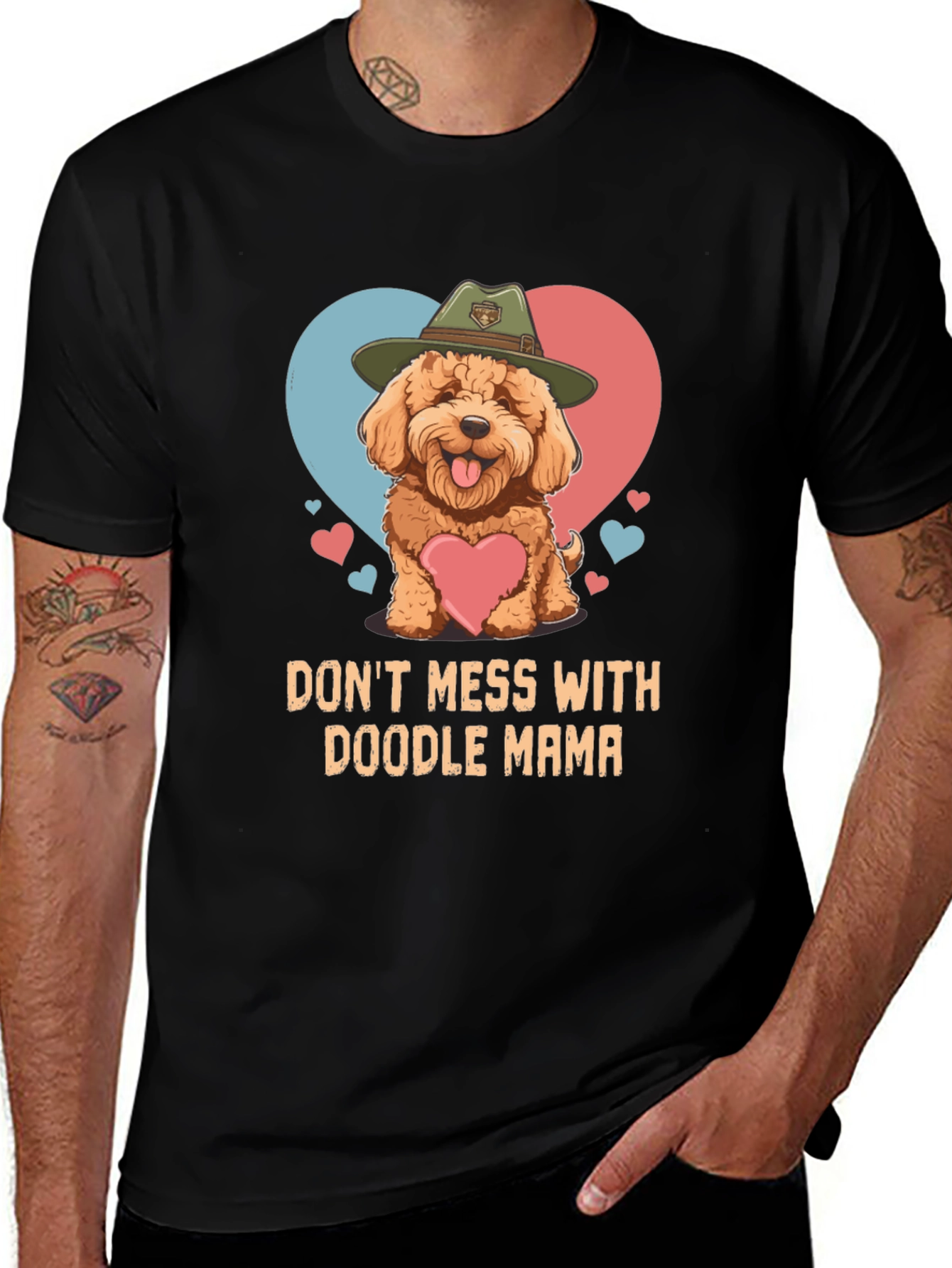 Doodle Mama Dog T-Shirt - Cute Pet Lover Tee