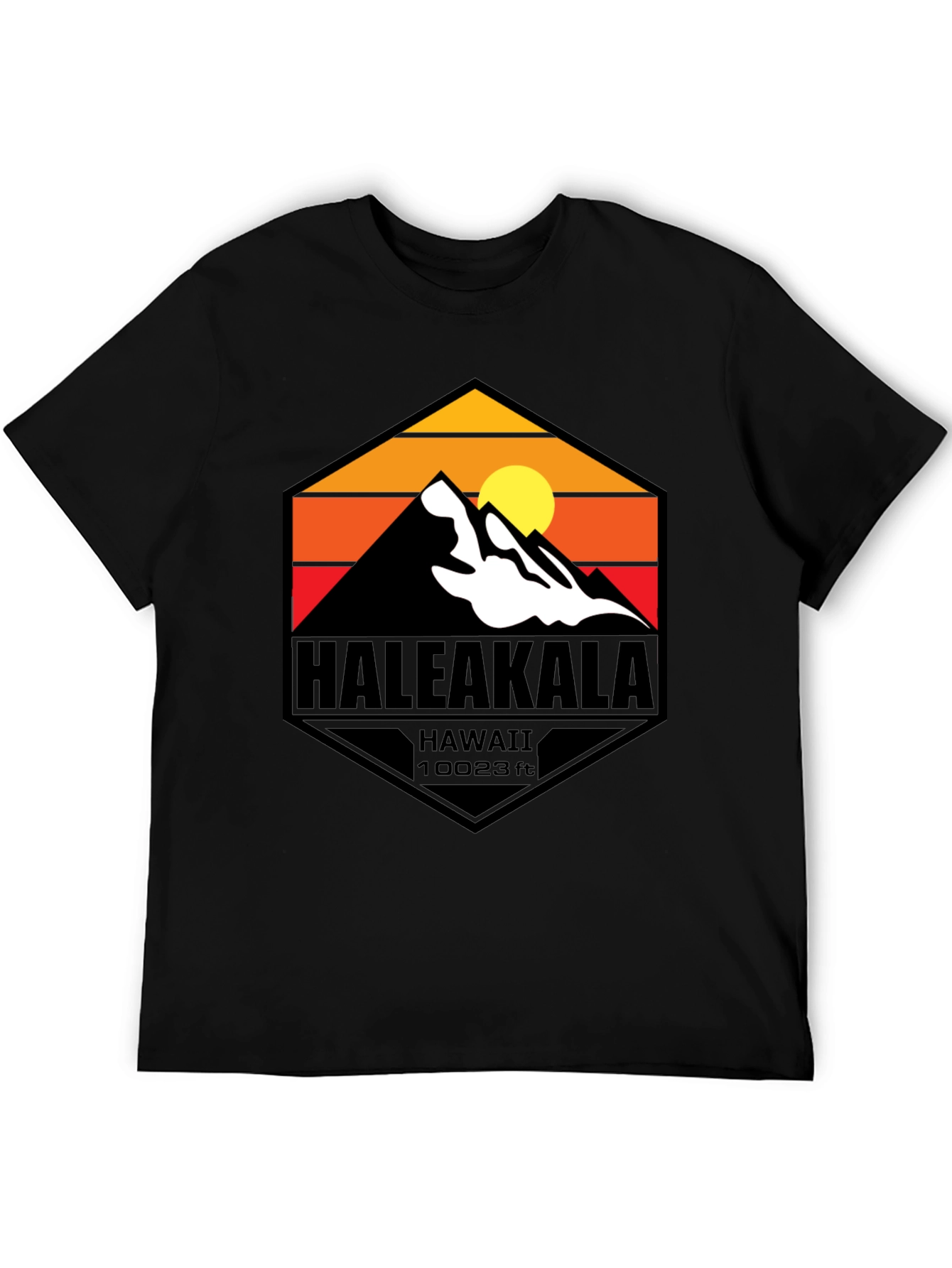 Haleakala Hawaii Graphic T-Shirt - Mountain Design
