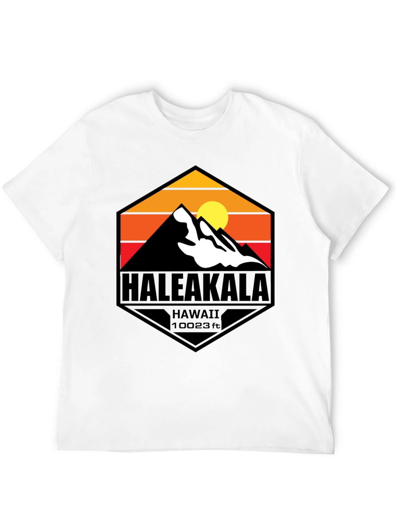 Haleakala Hawaii Graphic T-Shirt - Mountain Design