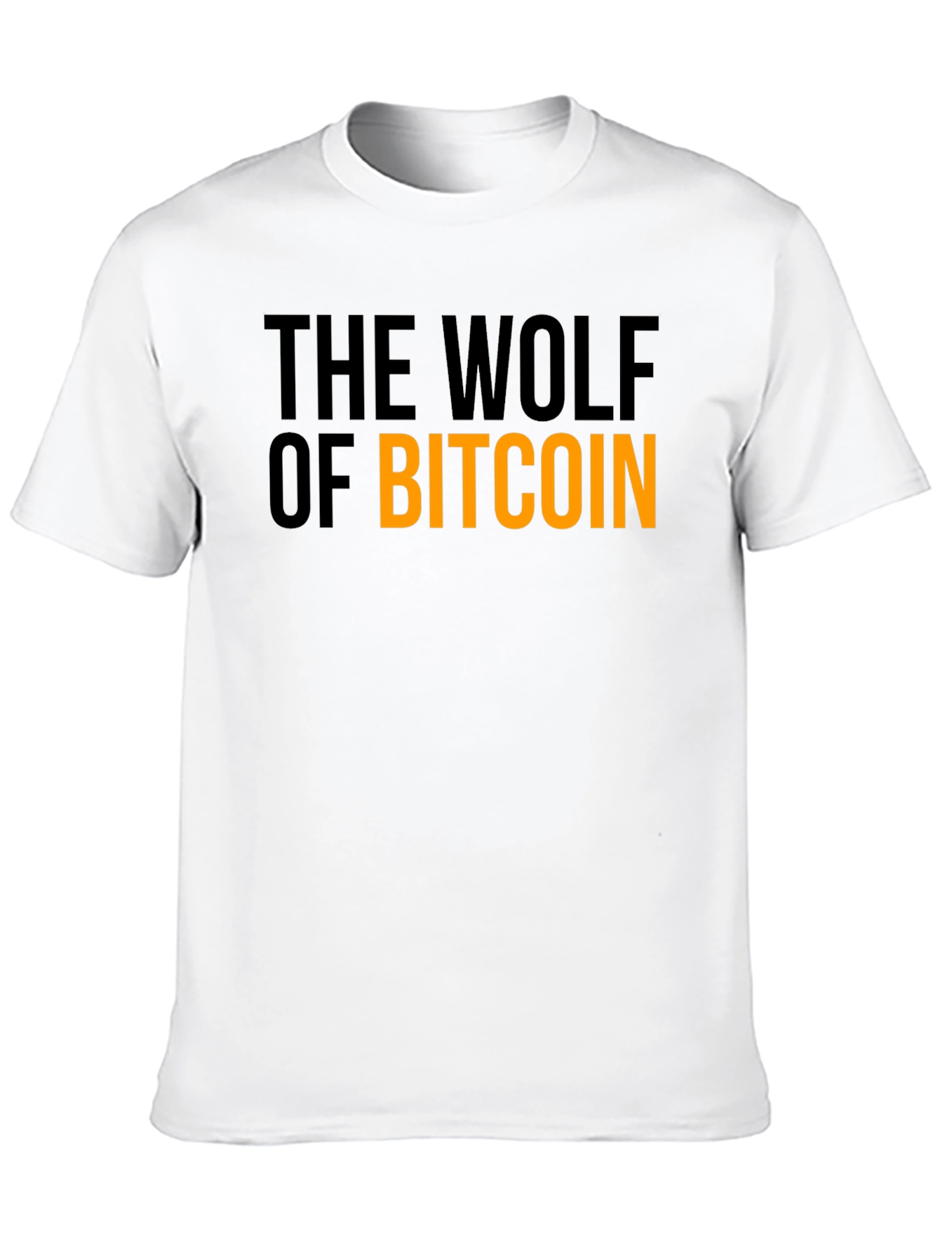 The Wolf of Bitcoin Black T-Shirt