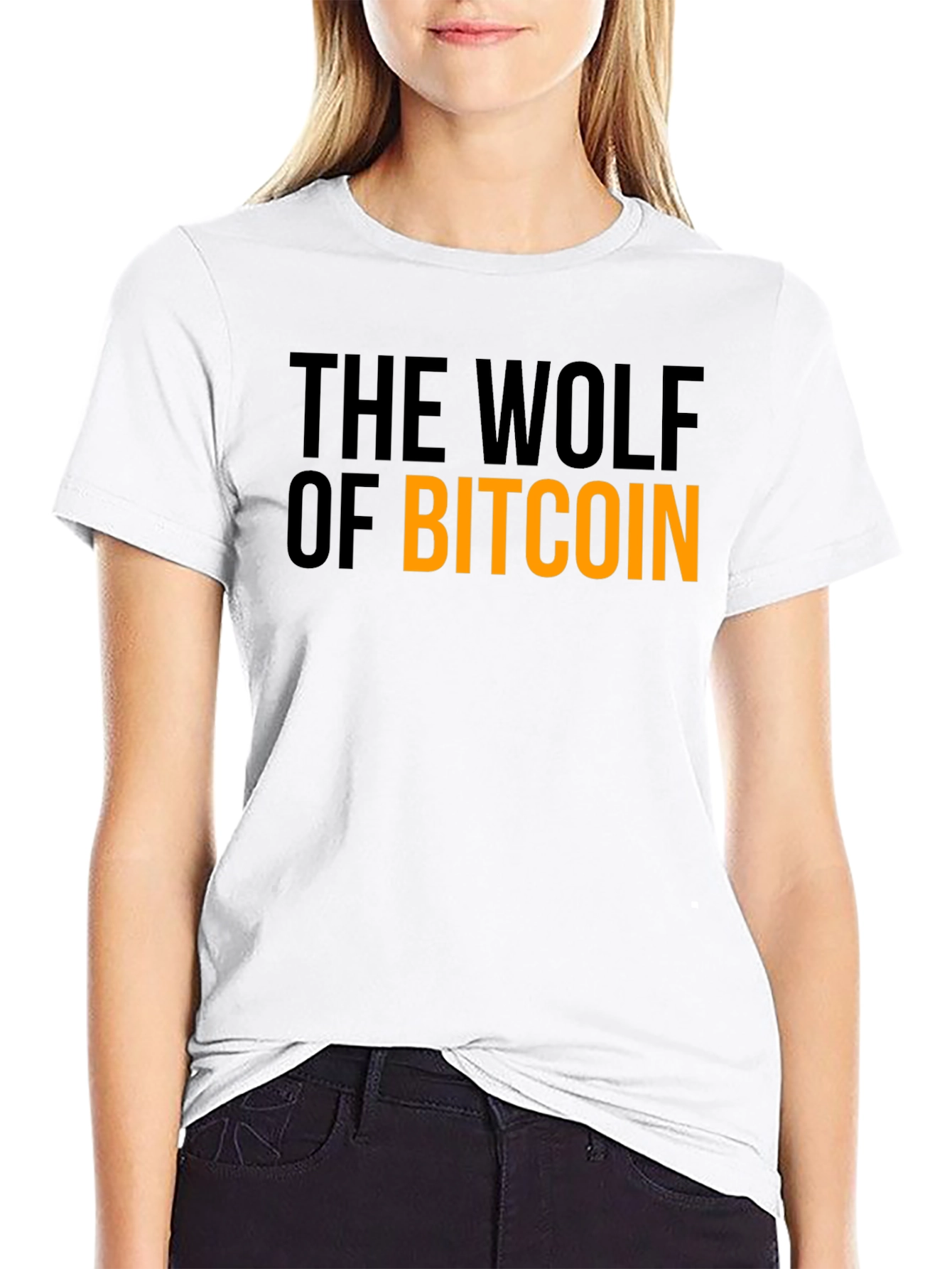 The Wolf of Bitcoin Black T-Shirt