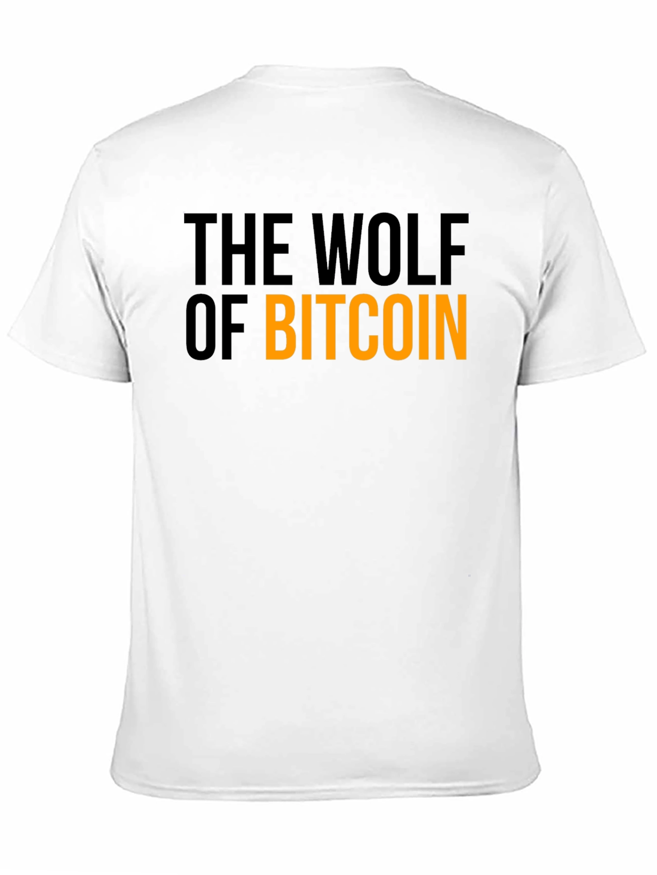 The Wolf of Bitcoin Black T-Shirt