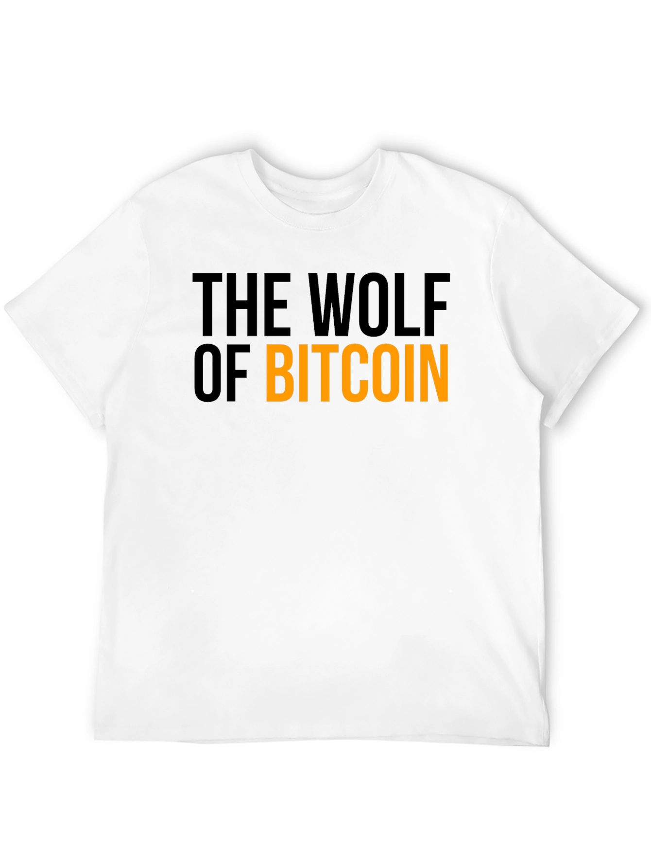 The Wolf of Bitcoin Black T-Shirt