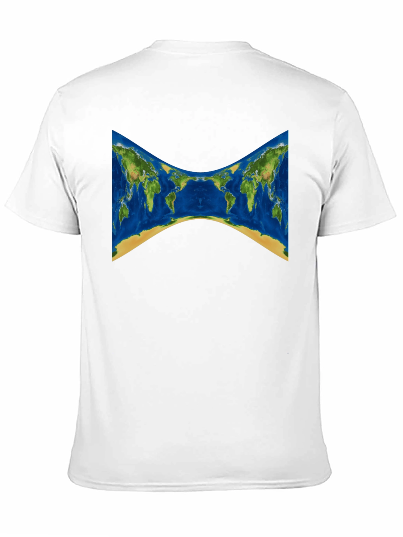 World Map Graphic Tee - Stylish Black T-Shirt
