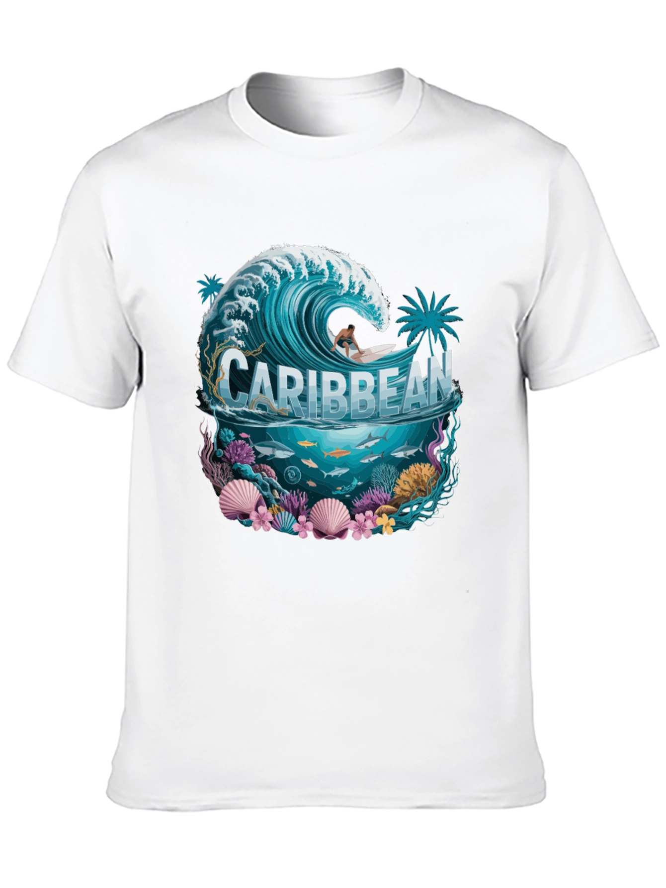 Caribbean Sea Graphic Tee