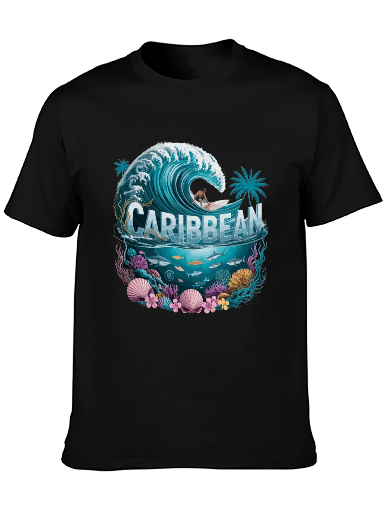 Caribbean Sea Graphic Tee