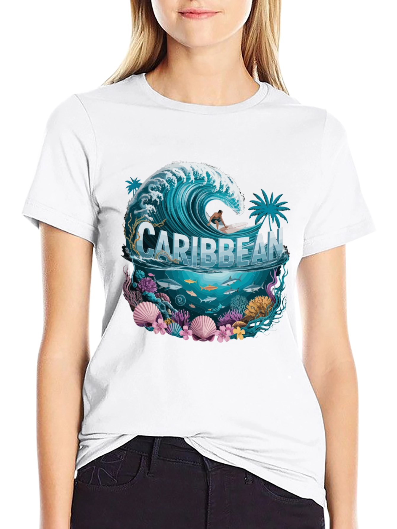 Caribbean Sea Graphic Tee