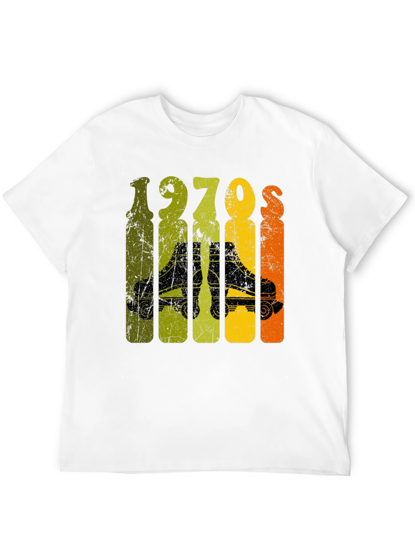 Retro 1970s Roller Skate T-Shirt
