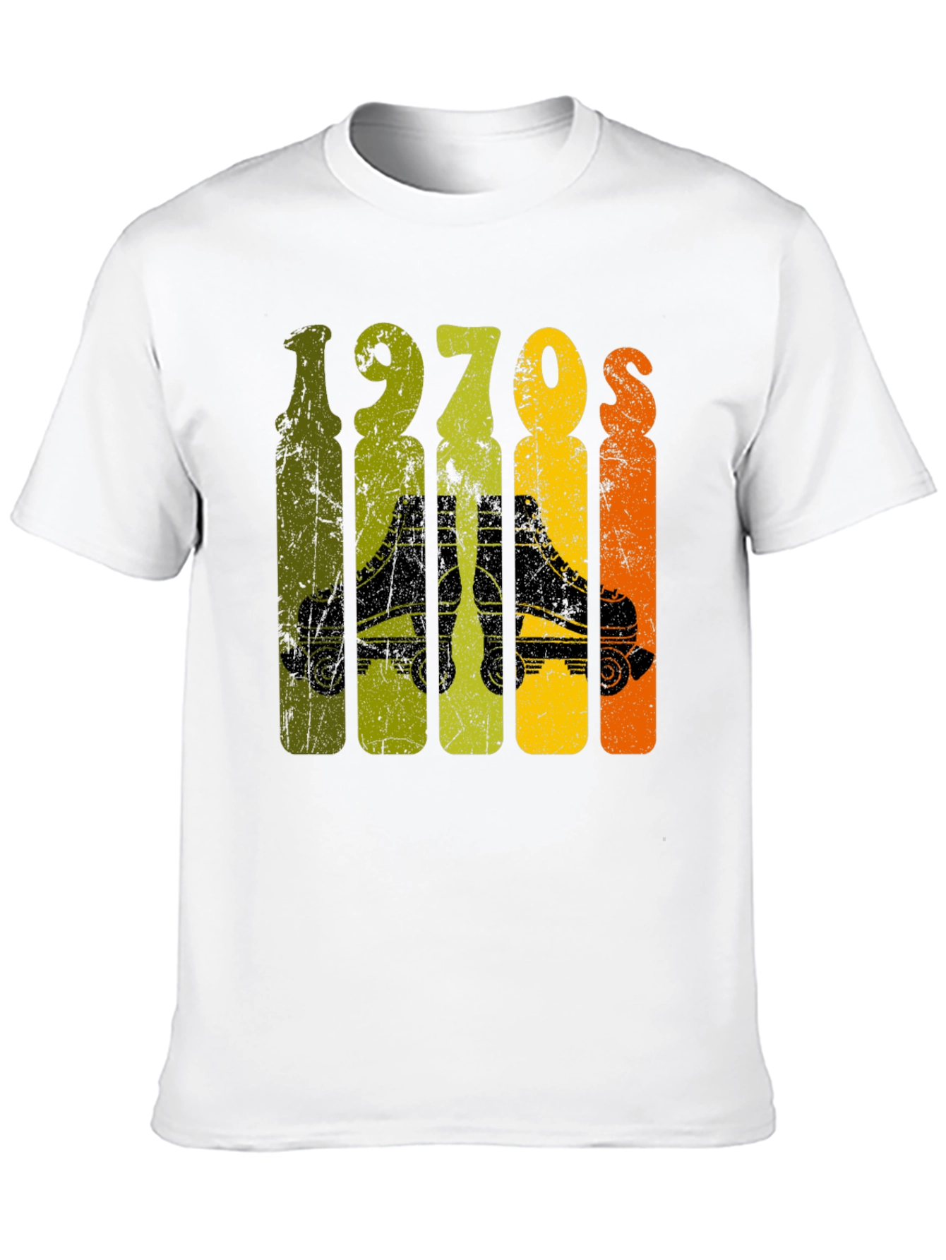 Retro 1970s Roller Skate T-Shirt