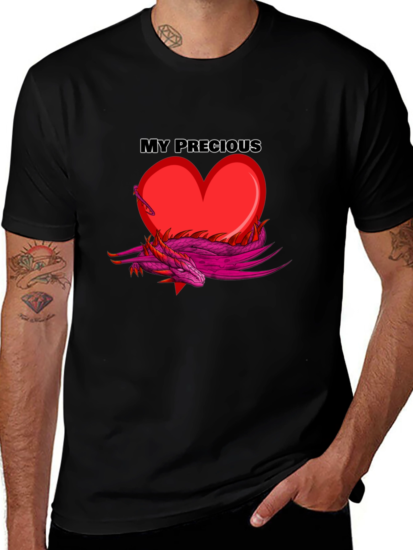 My Precious Heart Dragon Graphic Tee