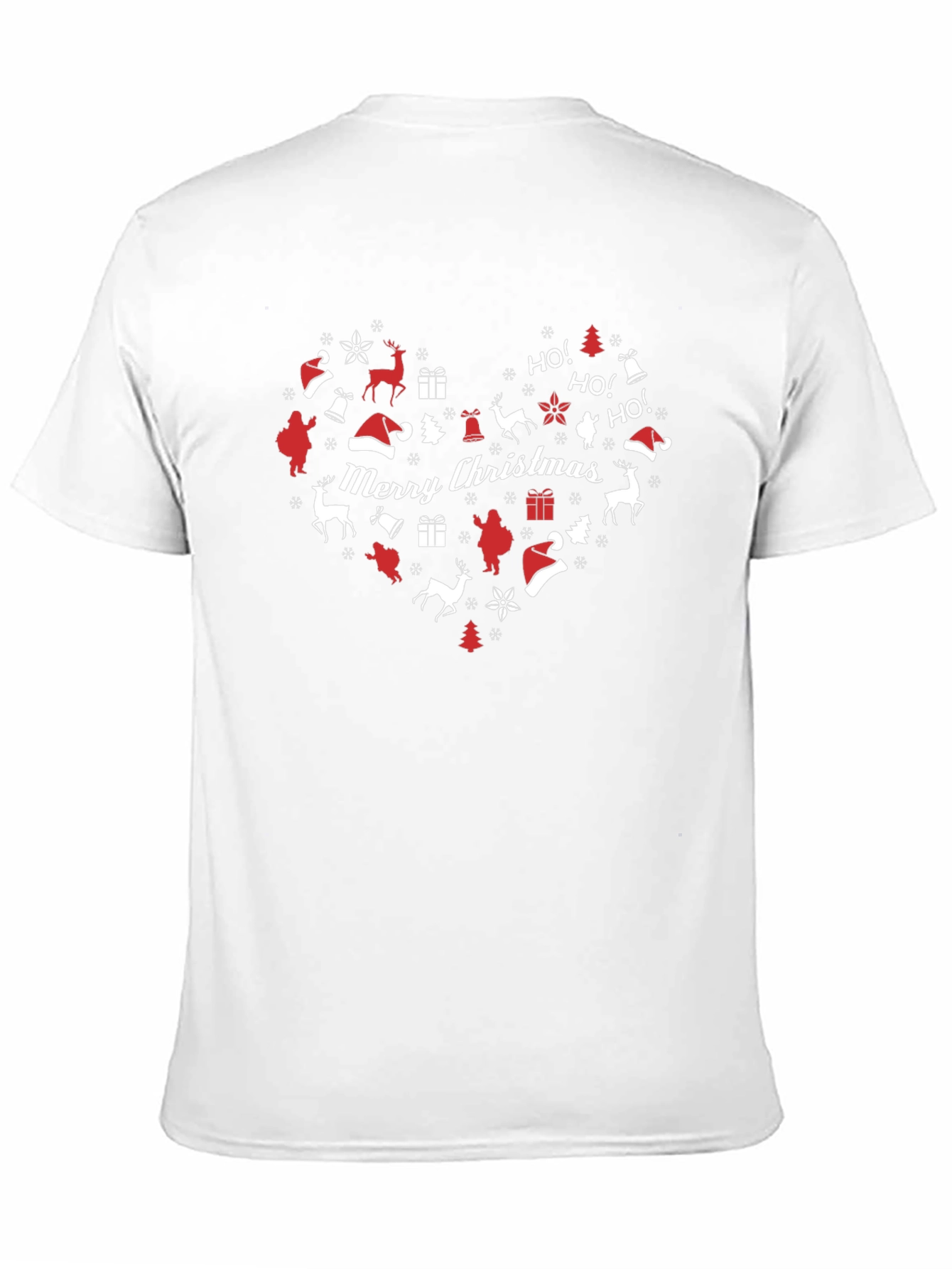 Festive Christmas Heart Graphic Tee