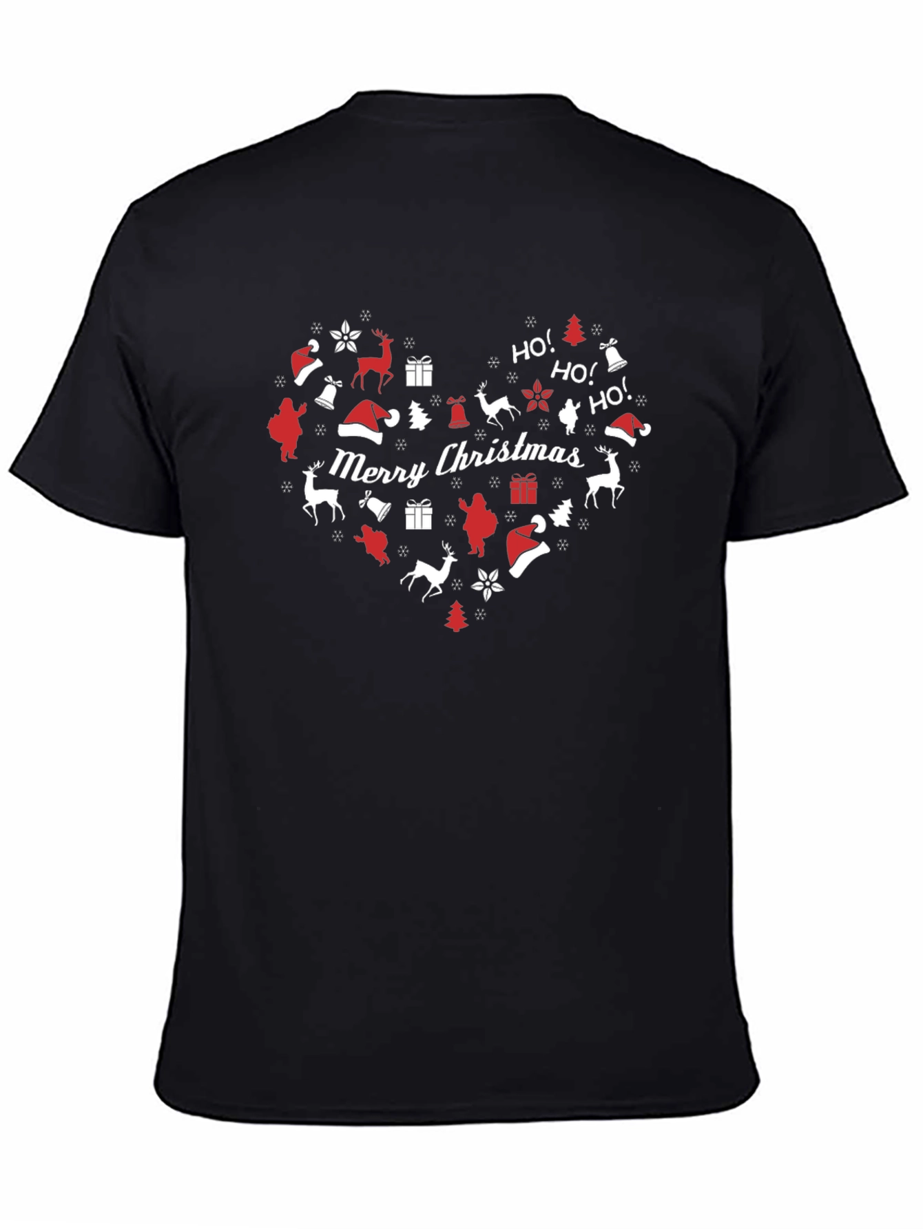 Festive Christmas Heart Graphic Tee