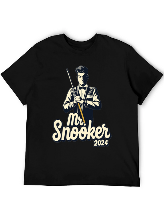 Mr. Snooker 2024 T-Shirt - Billiards Player Tee