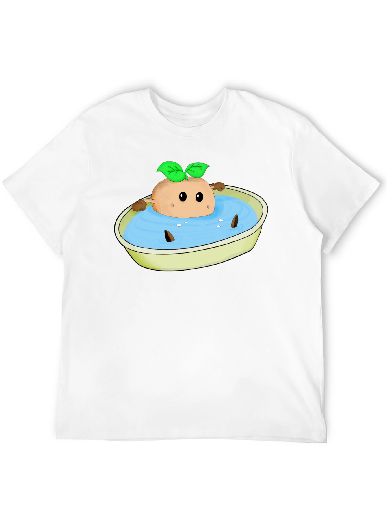 Funny Potato Bath T-Shirt