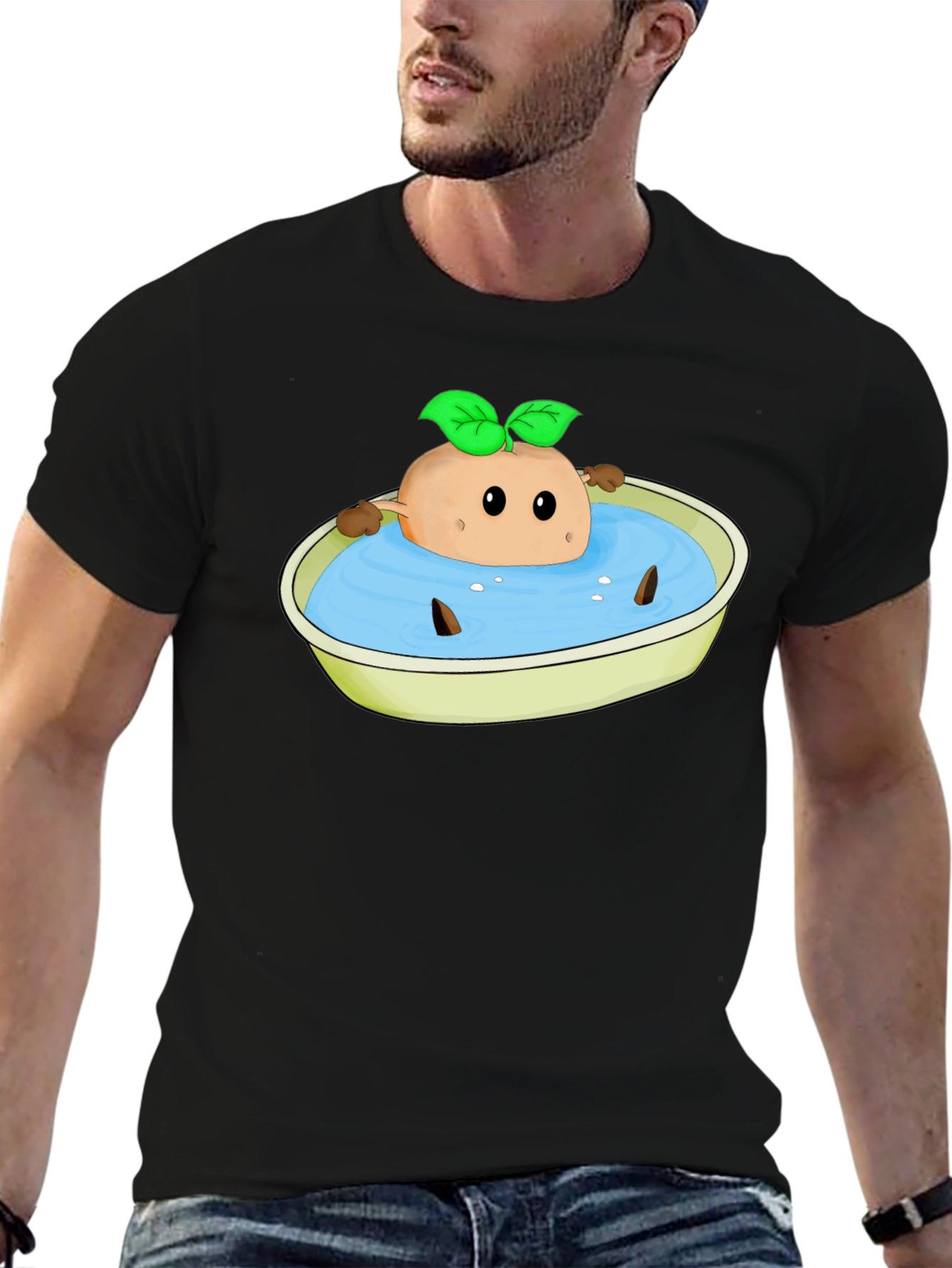 Funny Potato Bath T-Shirt