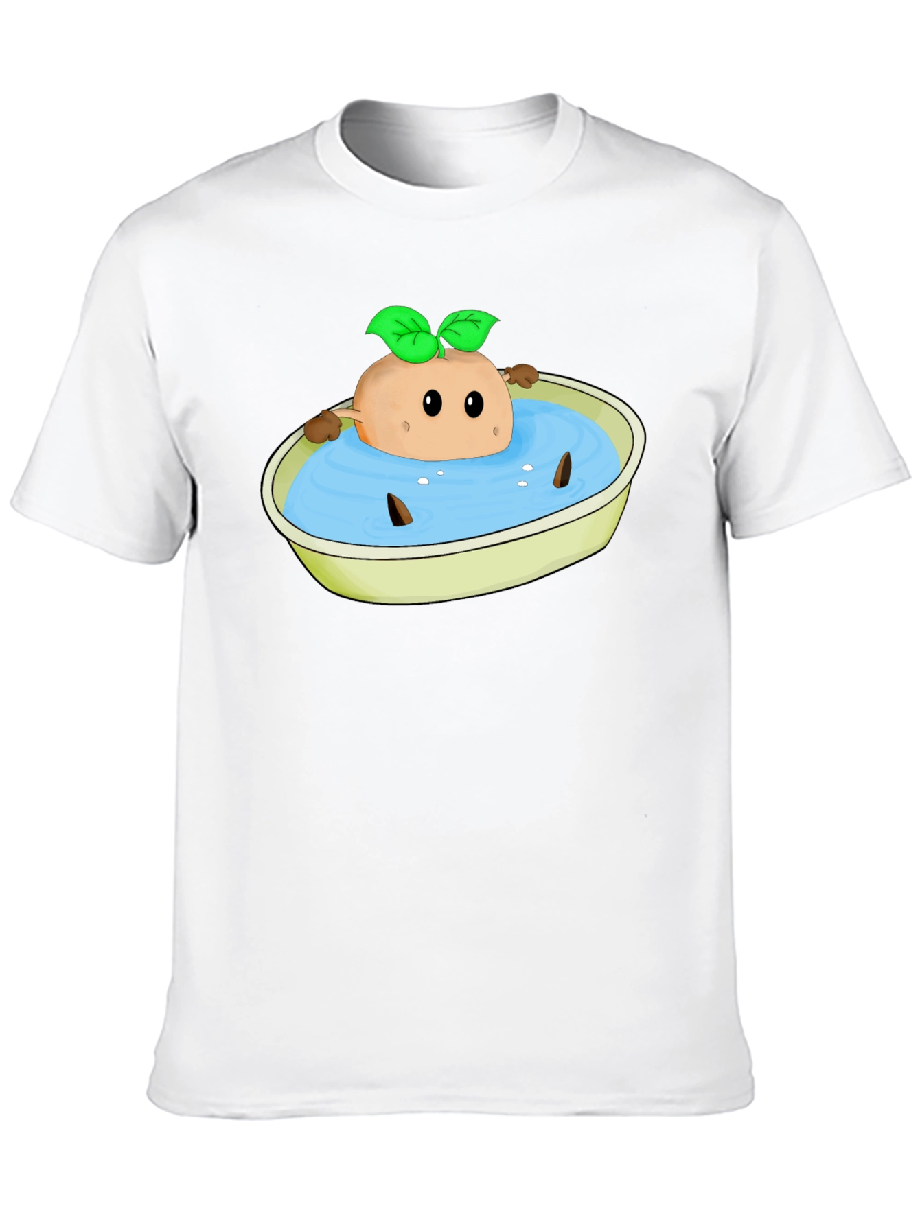 Funny Potato Bath T-Shirt