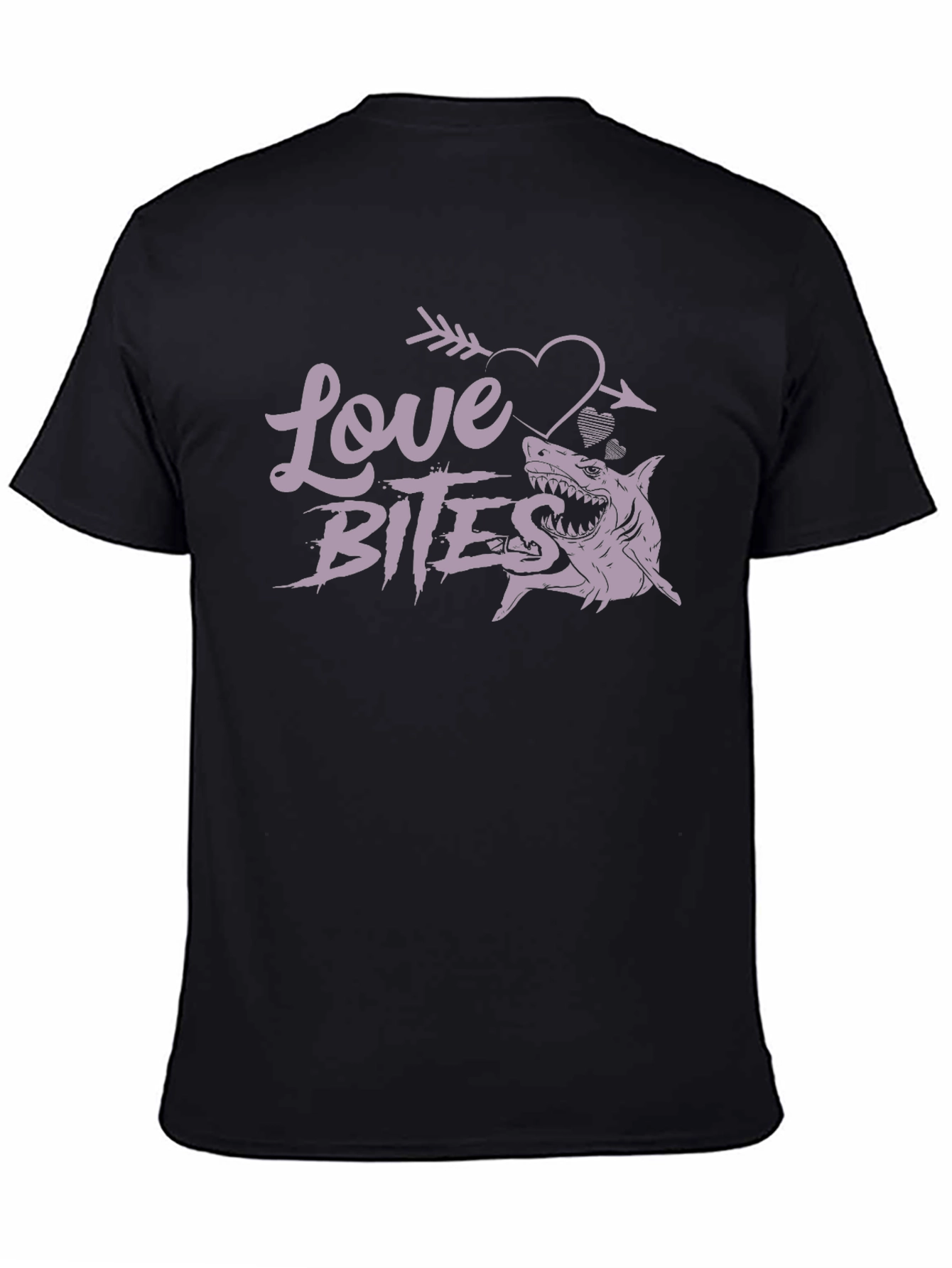 Love Bites Shark Valentines Day T-Shirt