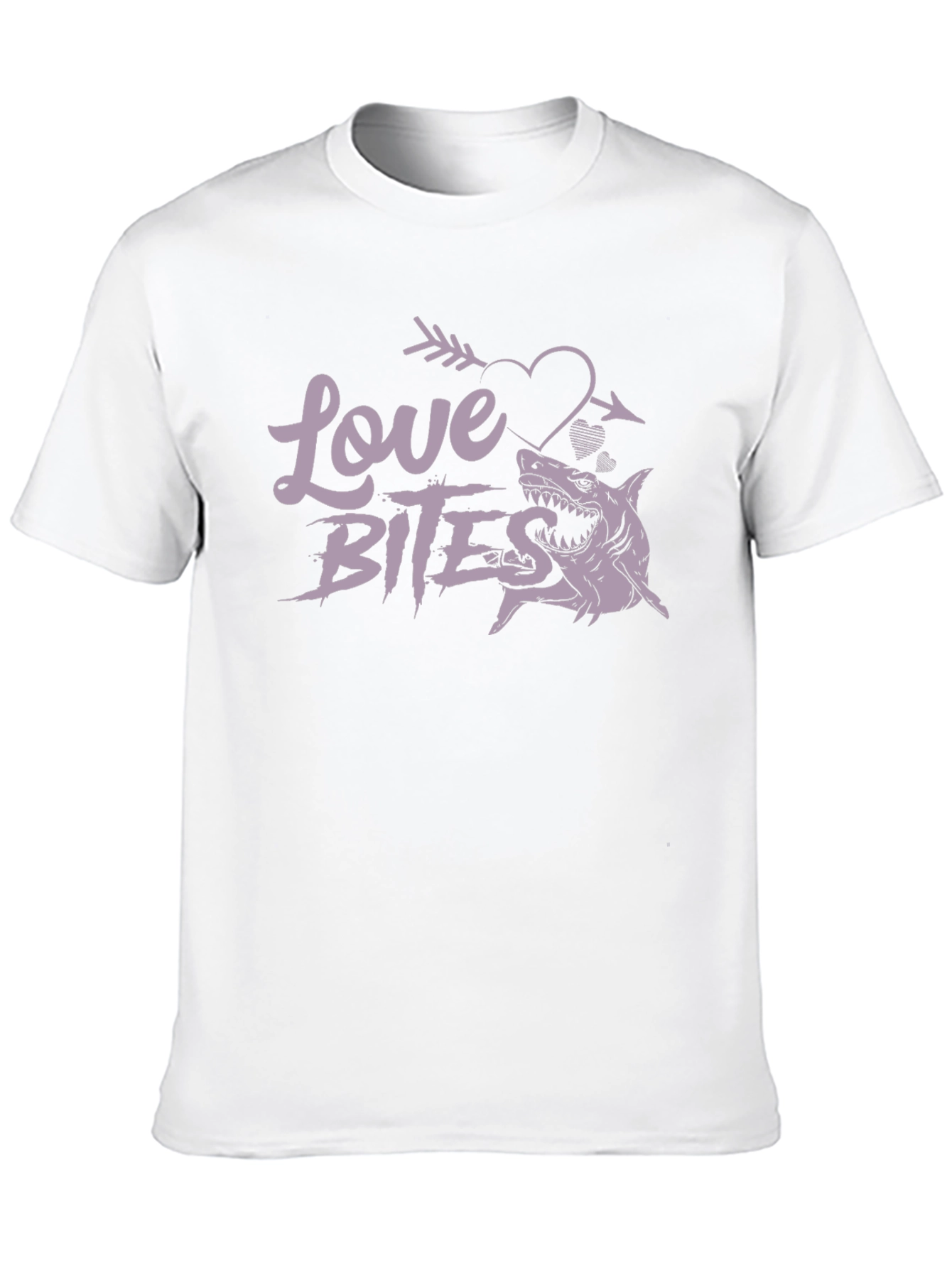 Love Bites Shark Valentines Day T-Shirt