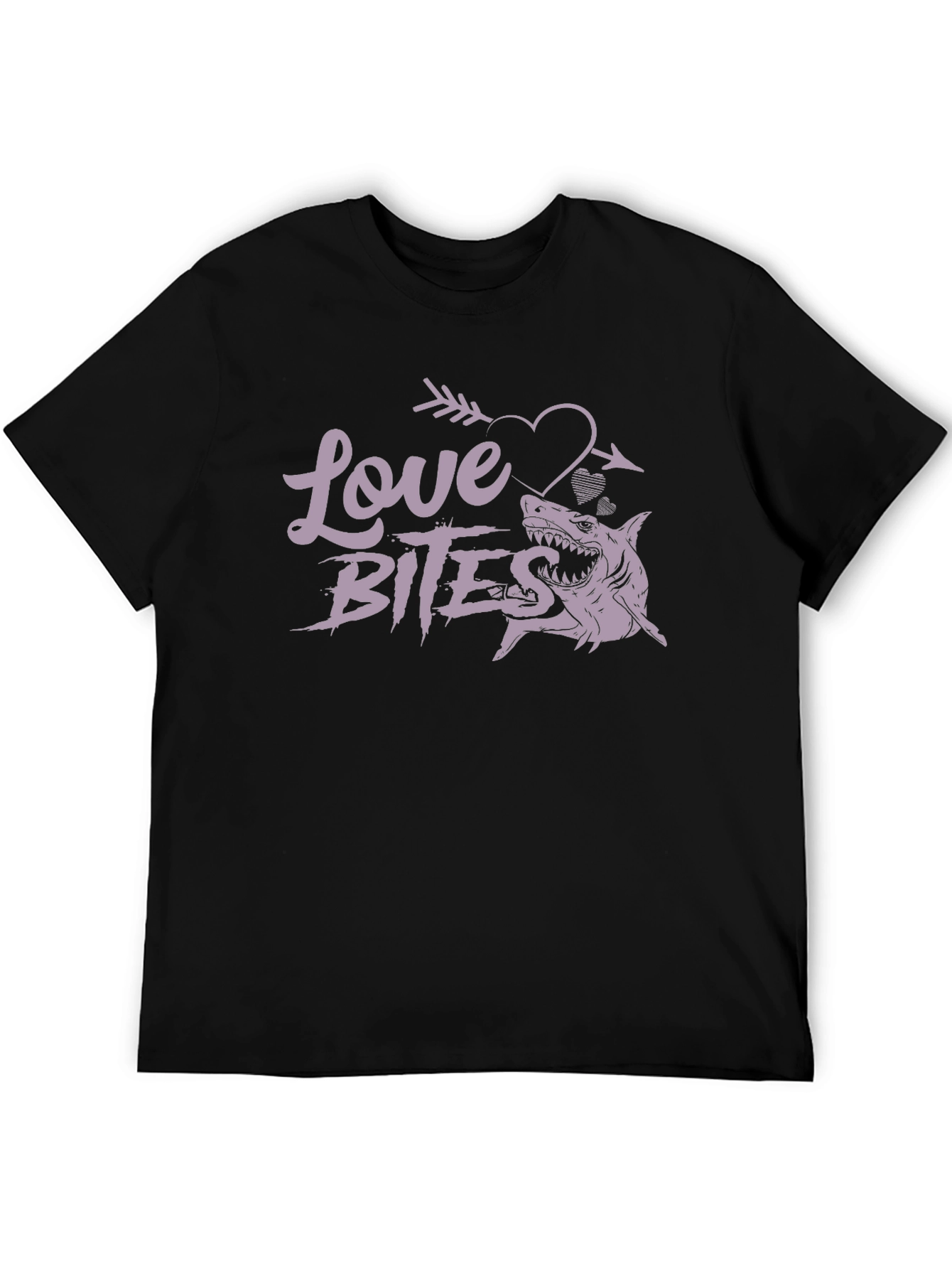 Love Bites Shark Valentines Day T-Shirt