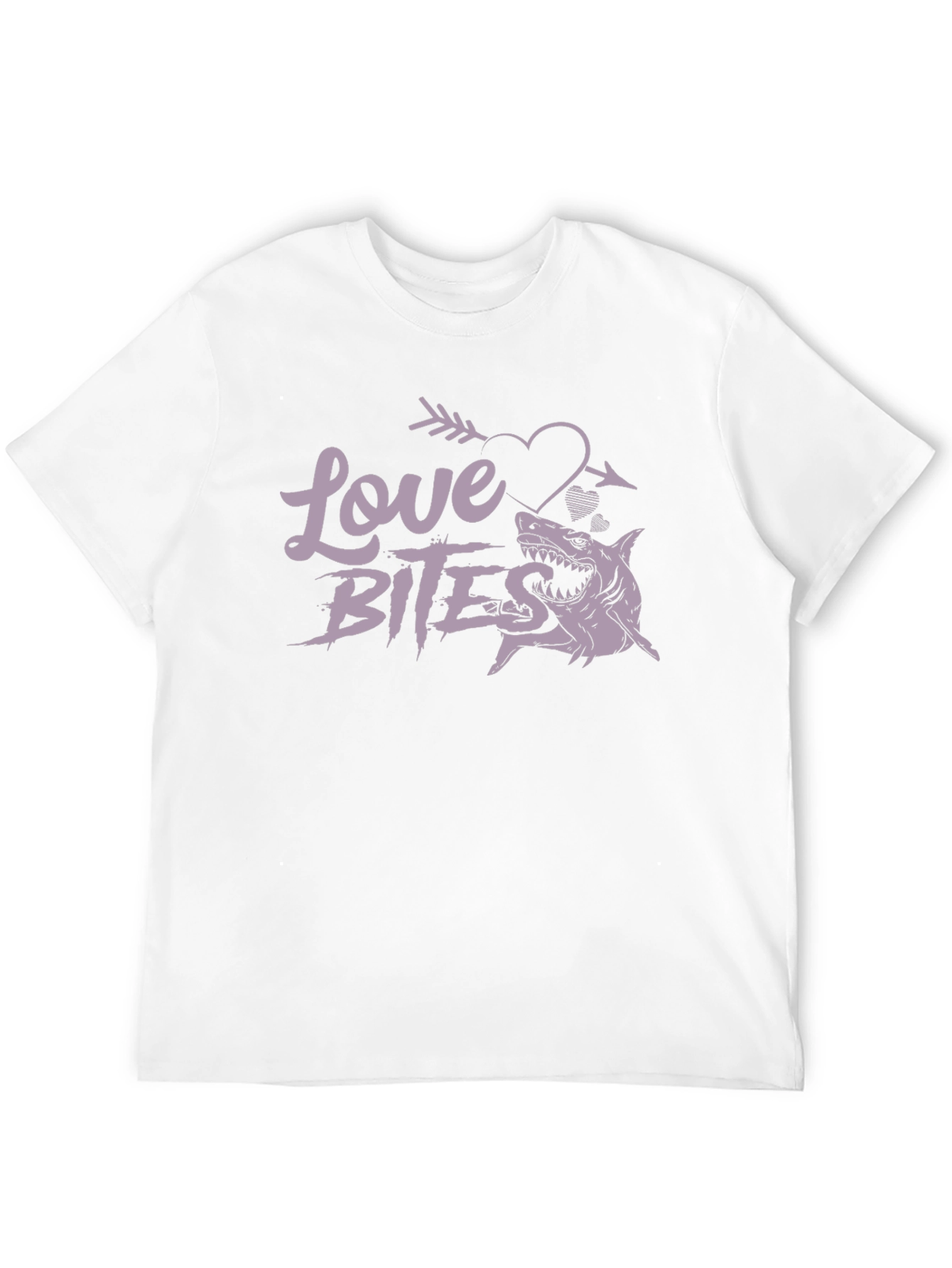 Love Bites Shark Valentines Day T-Shirt