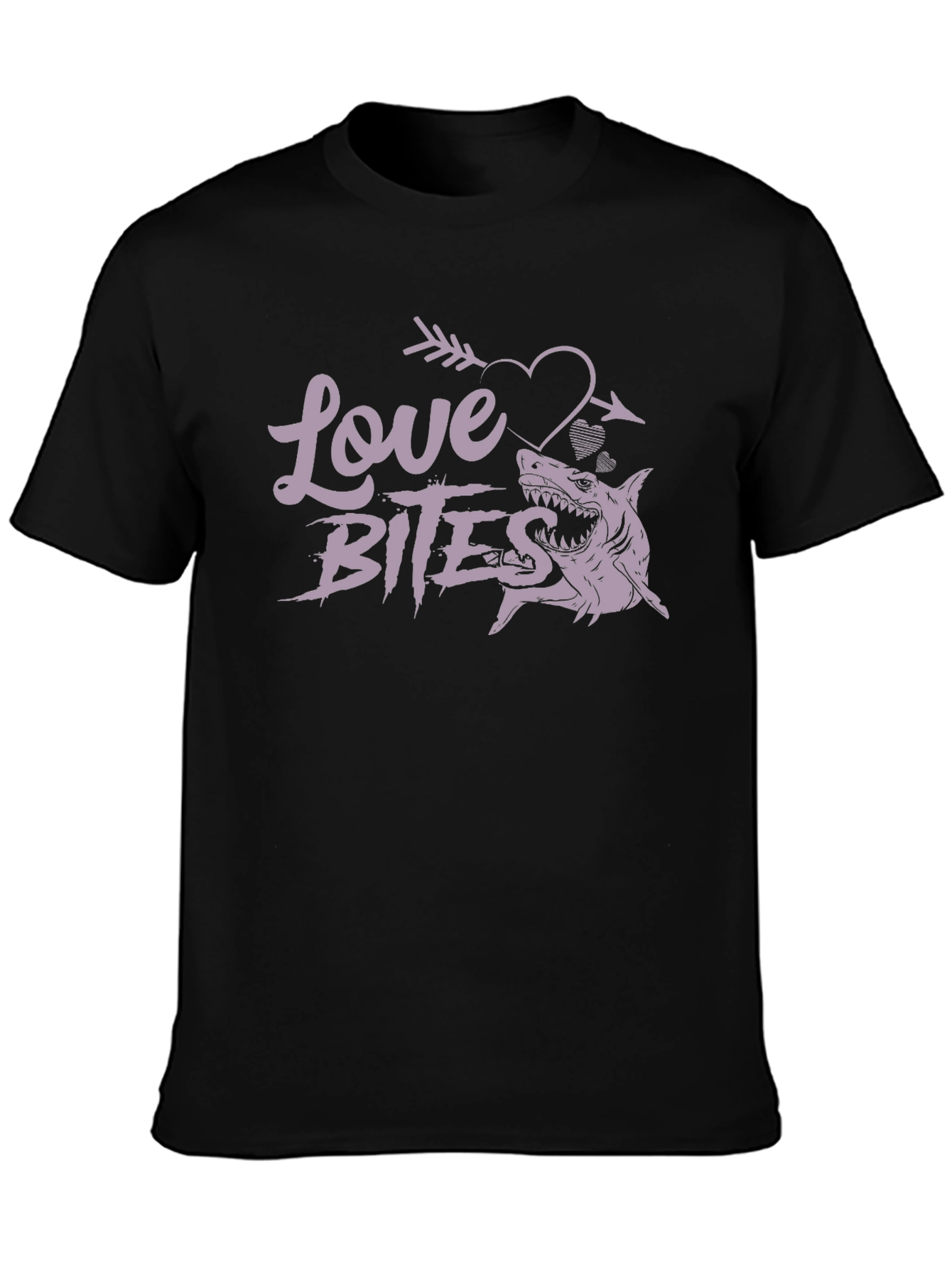 Love Bites Shark Valentines Day T-Shirt