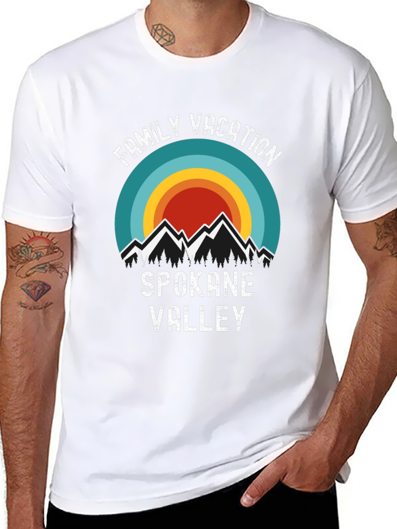 Family Vacation Spokane Valley T-Shirt