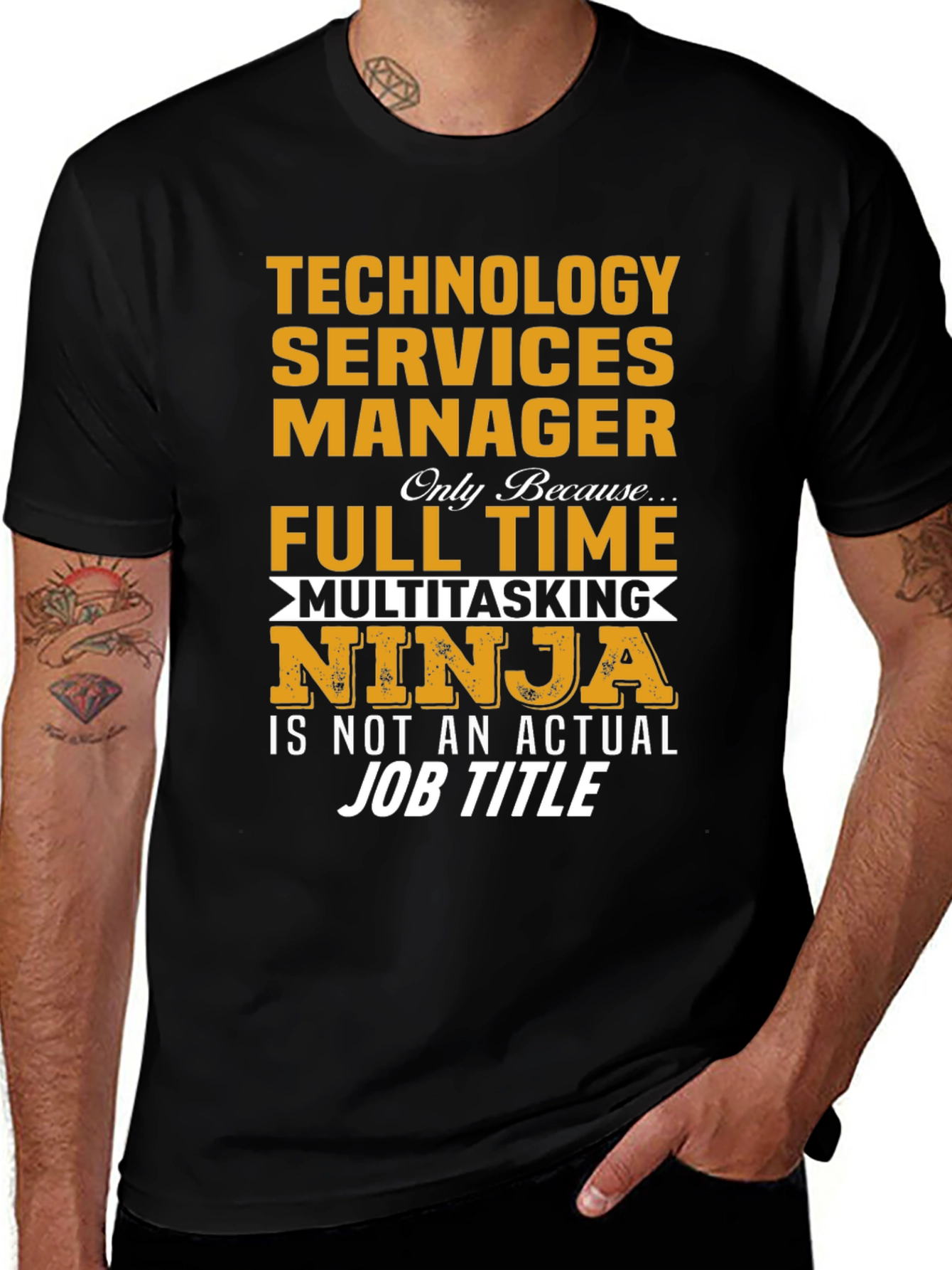 Technology Services Manager Novelty T-Shirt