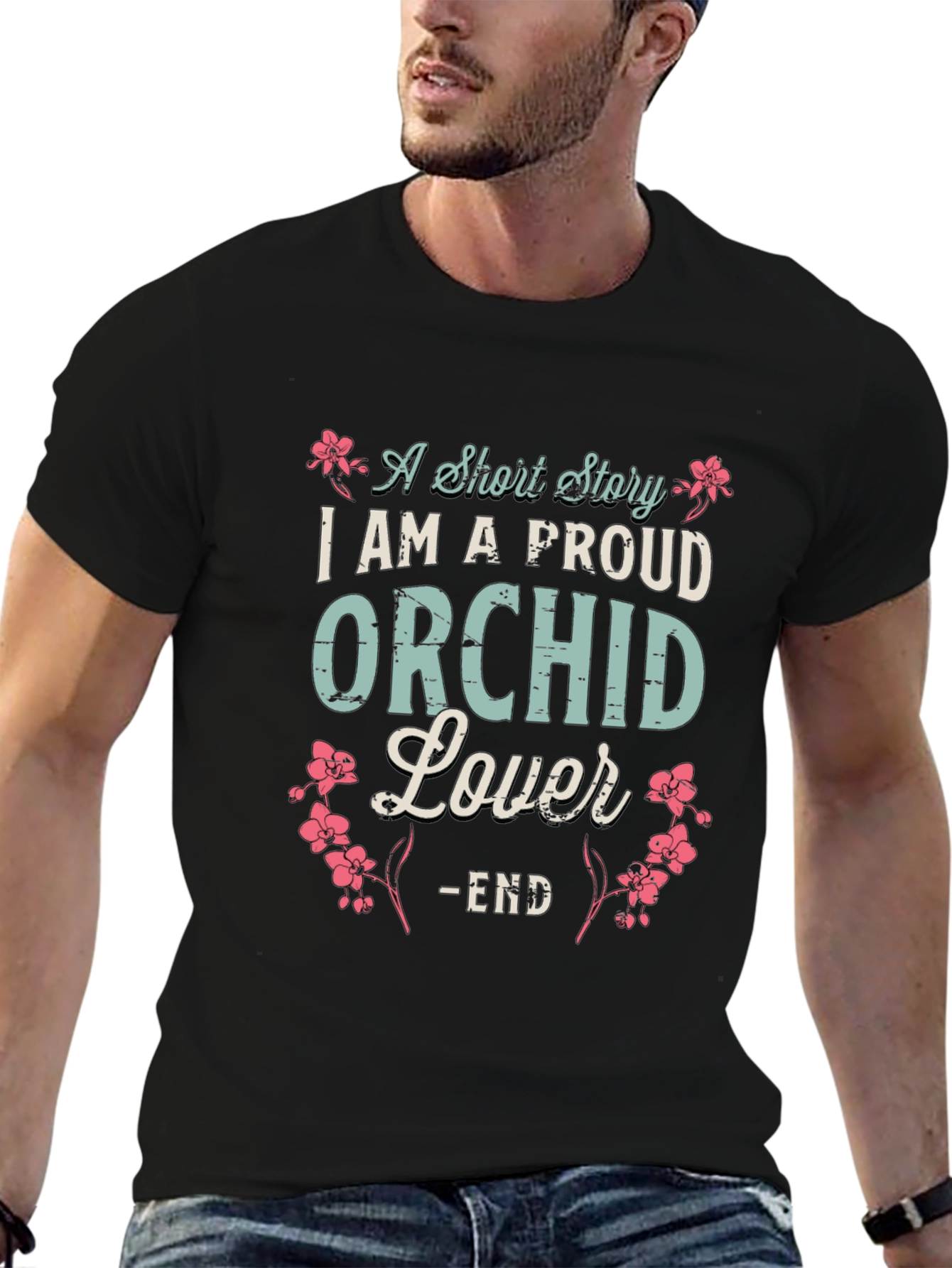 Proud Orchid Lover T-Shirt - Floral Design