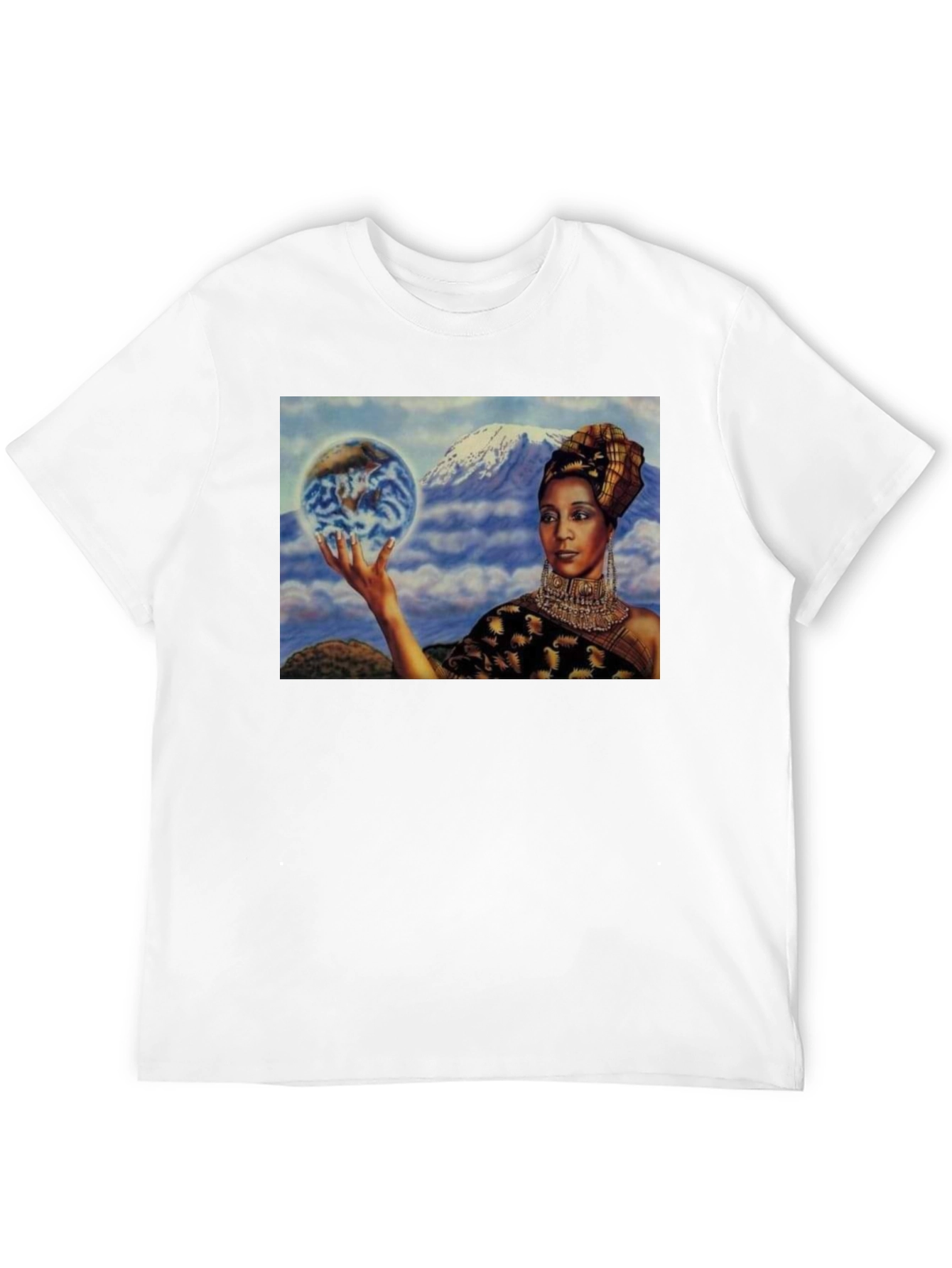 Earth Goddess Graphic T-Shirt - Unique Design