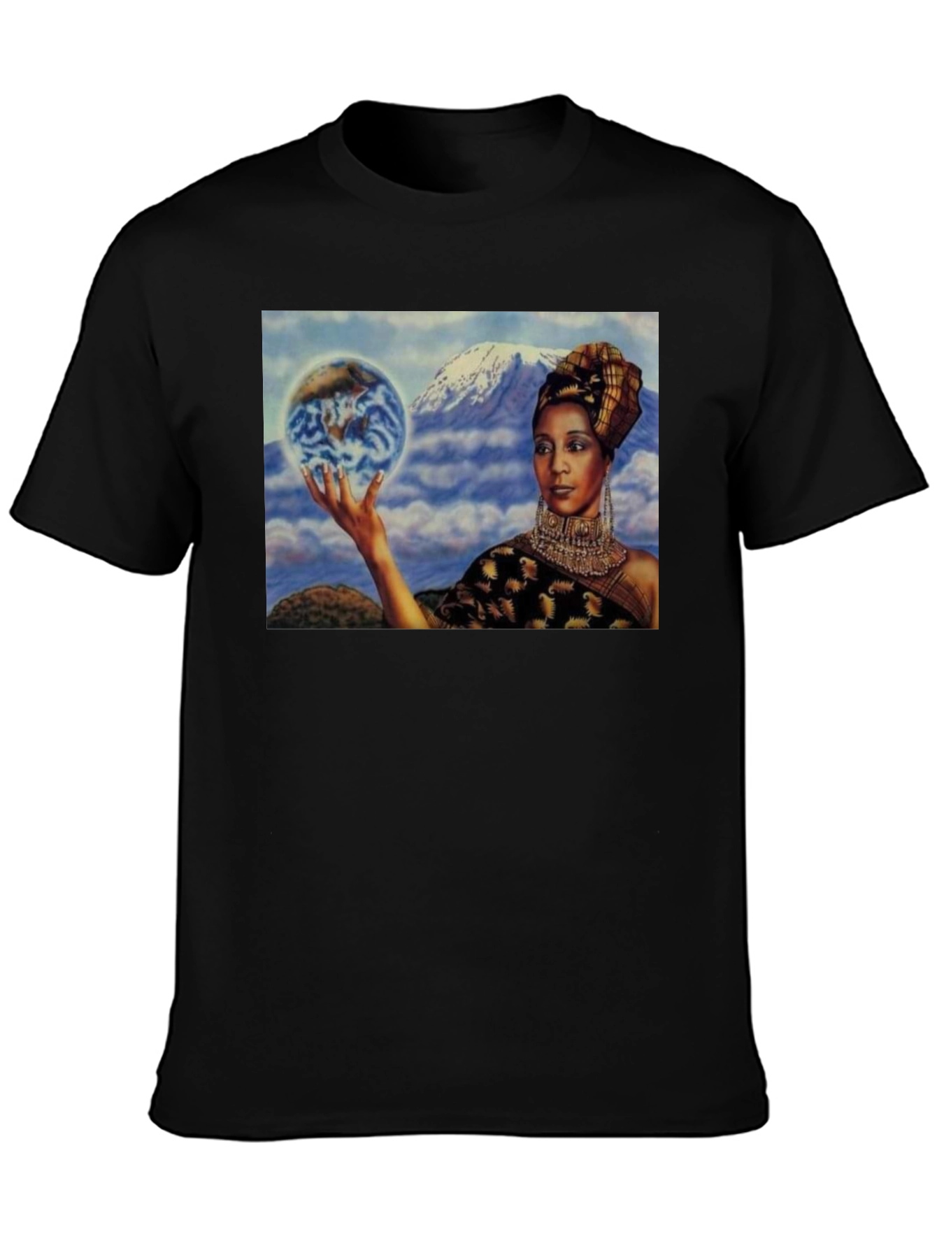 Earth Goddess Graphic T-Shirt - Unique Design