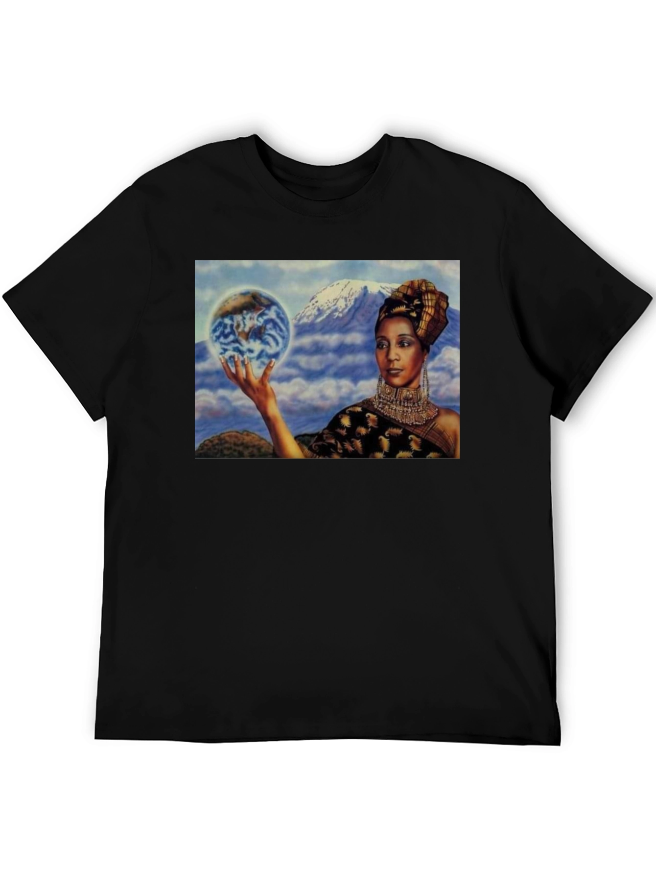 Earth Goddess Graphic T-Shirt - Unique Design