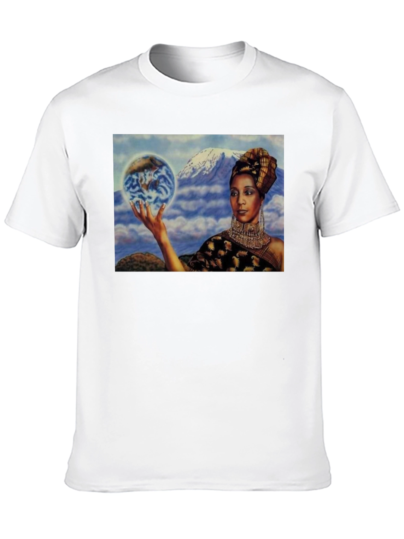 Earth Goddess Graphic T-Shirt - Unique Design