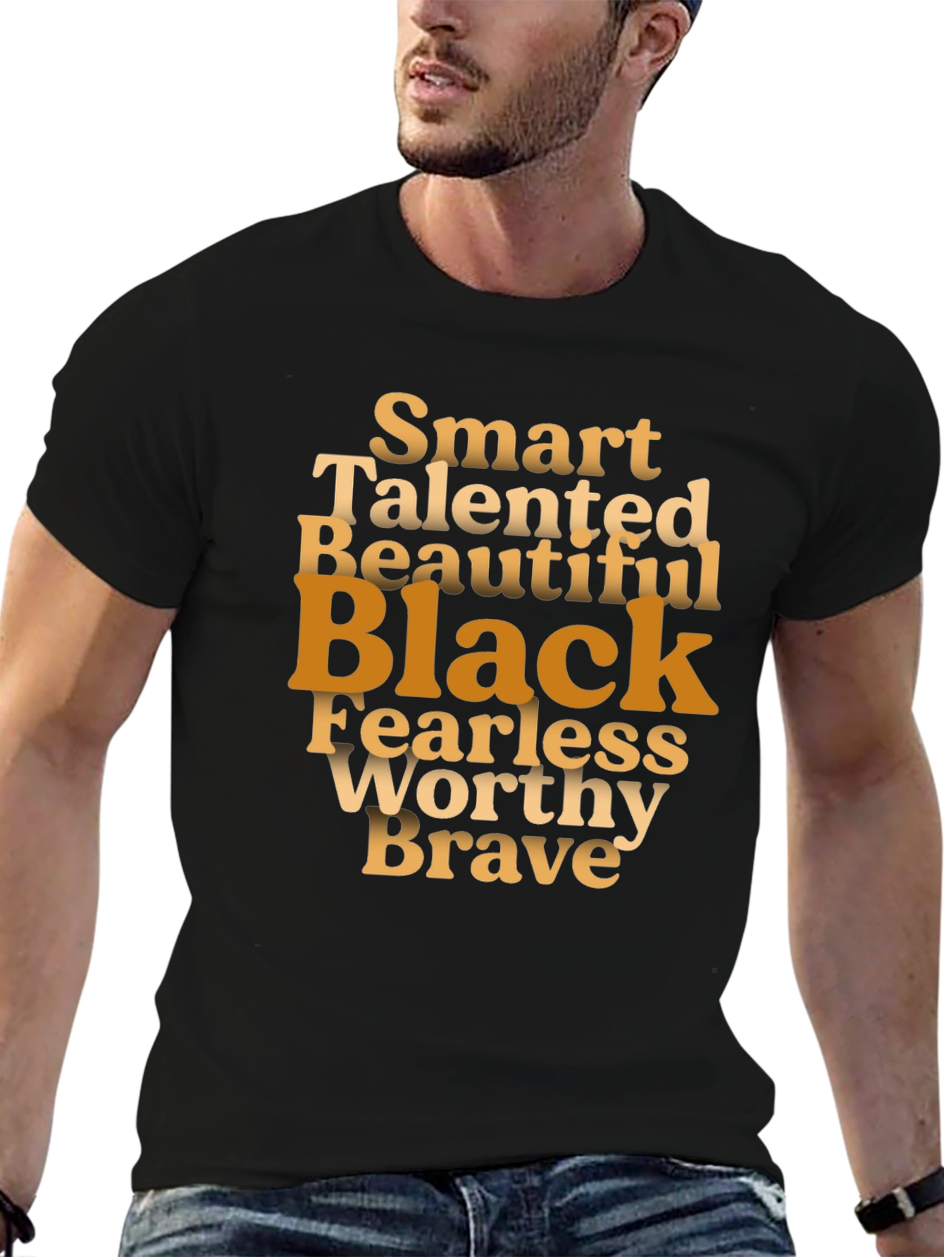 Smart Talented Beautiful Black T-Shirt