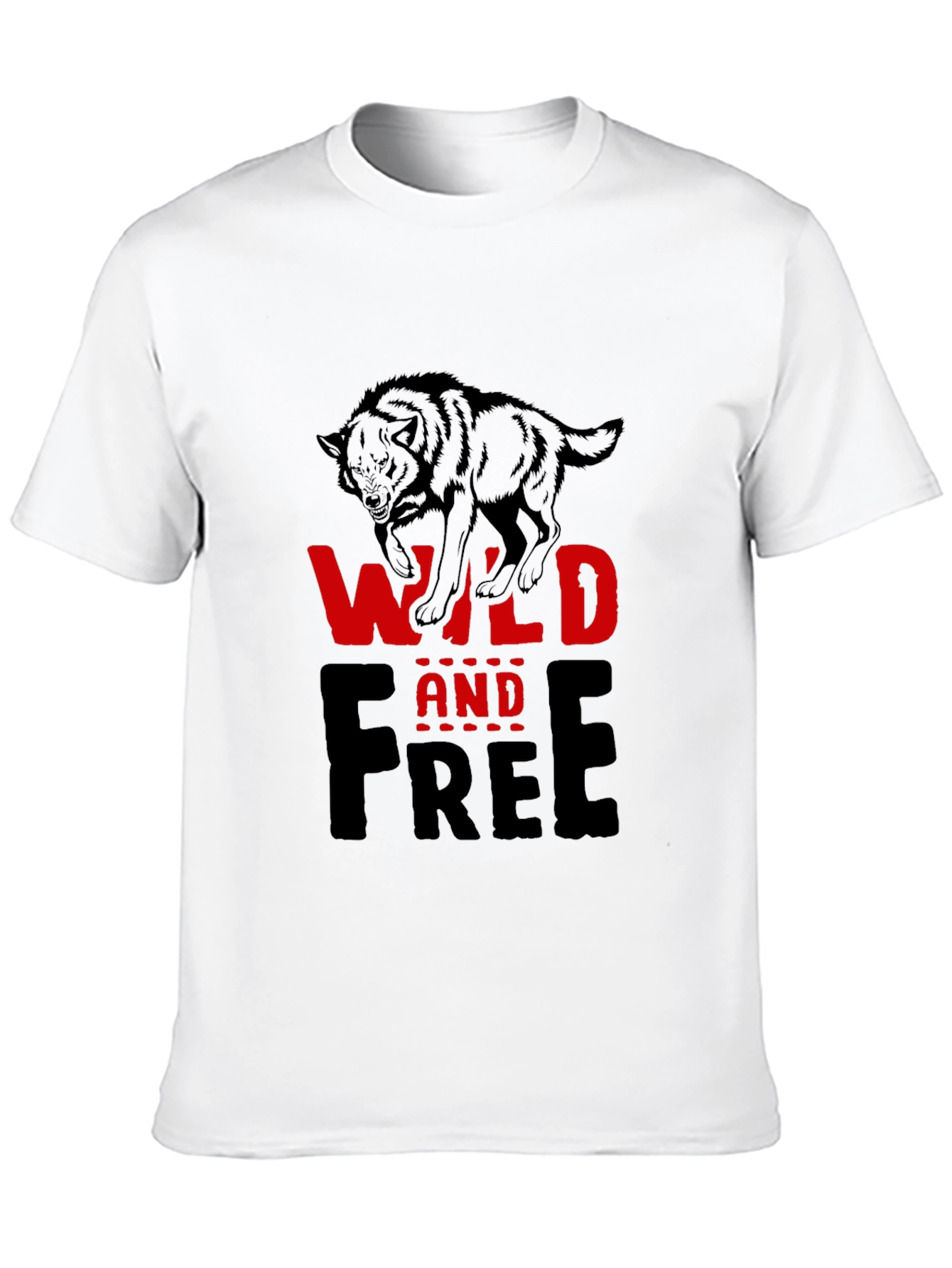 Wild and Free Wolf Graphic Tee